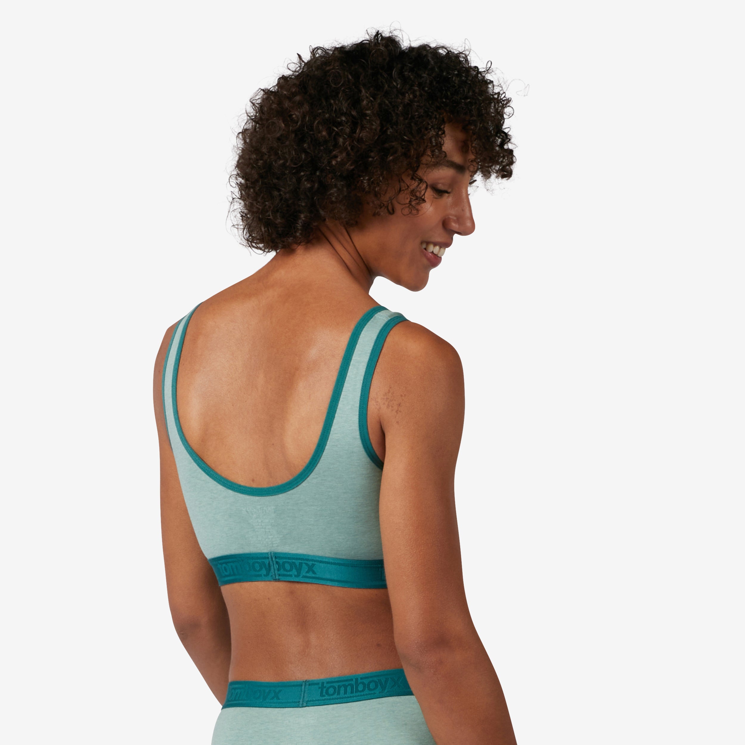 Peekaboo Soft Bra - Jaded Teal