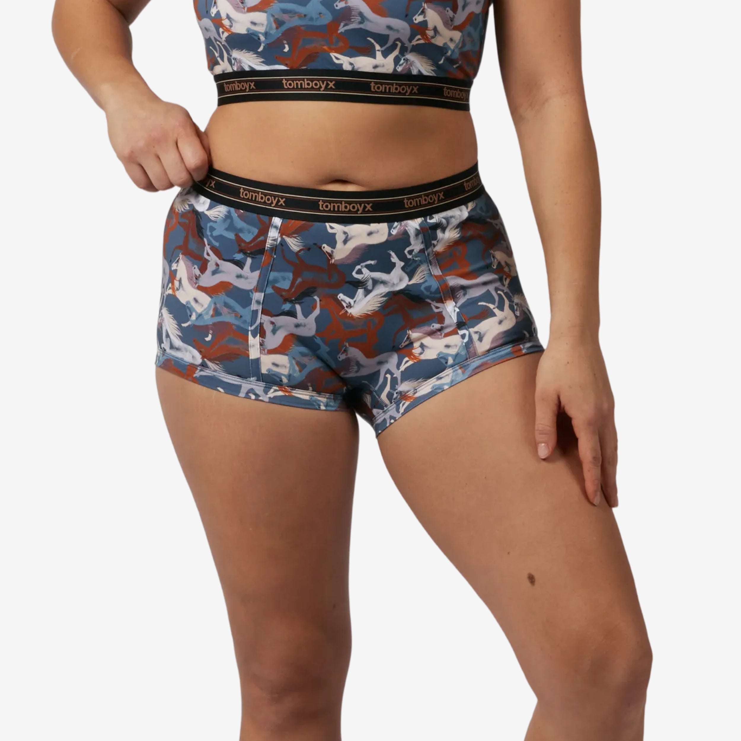 Boy Shorts - Lucky Horses