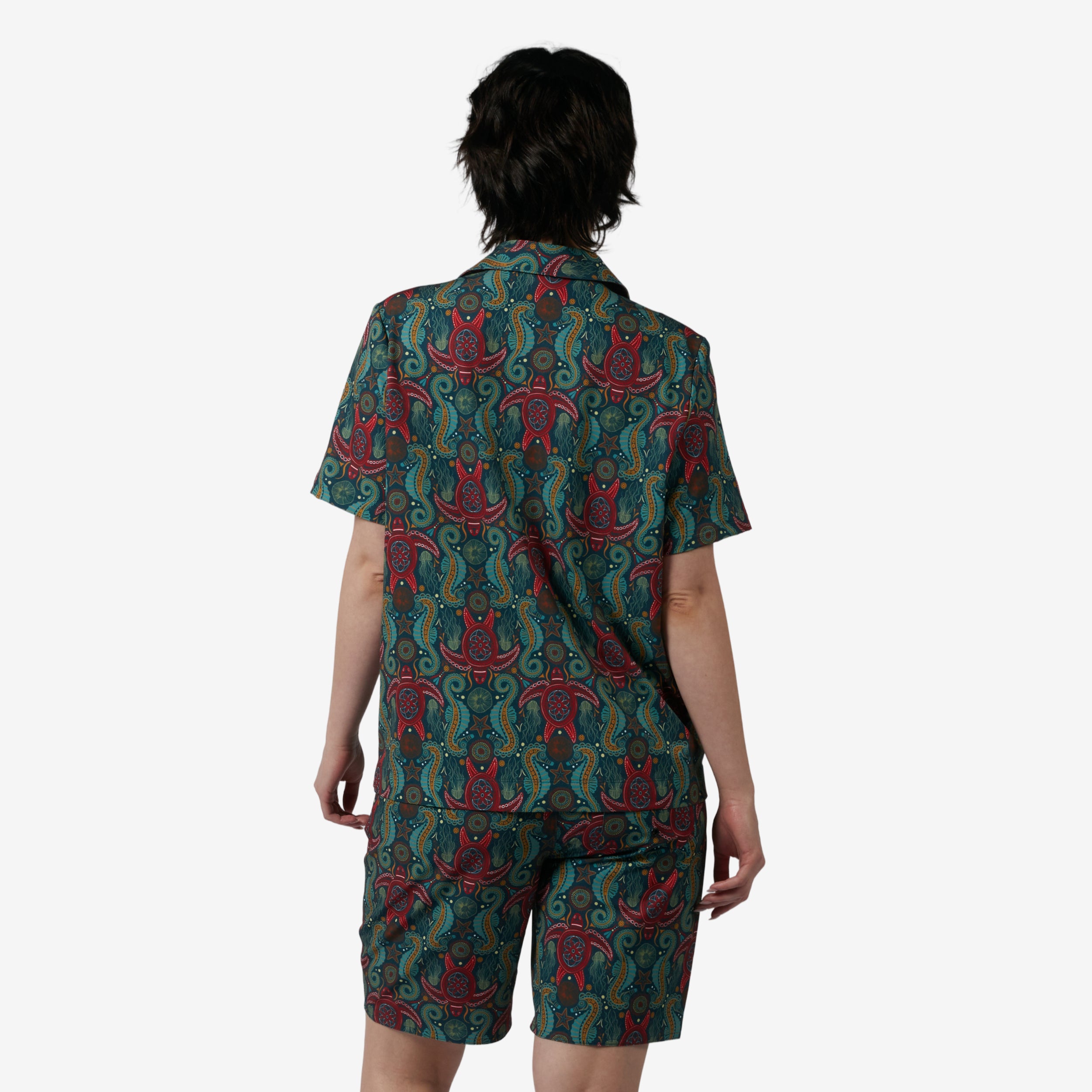 Cabana Shirt - Marine Mosaic