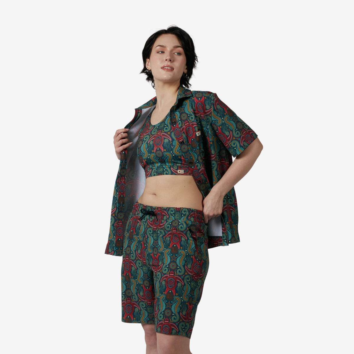 Cabana Shirt - Marine Mosaic