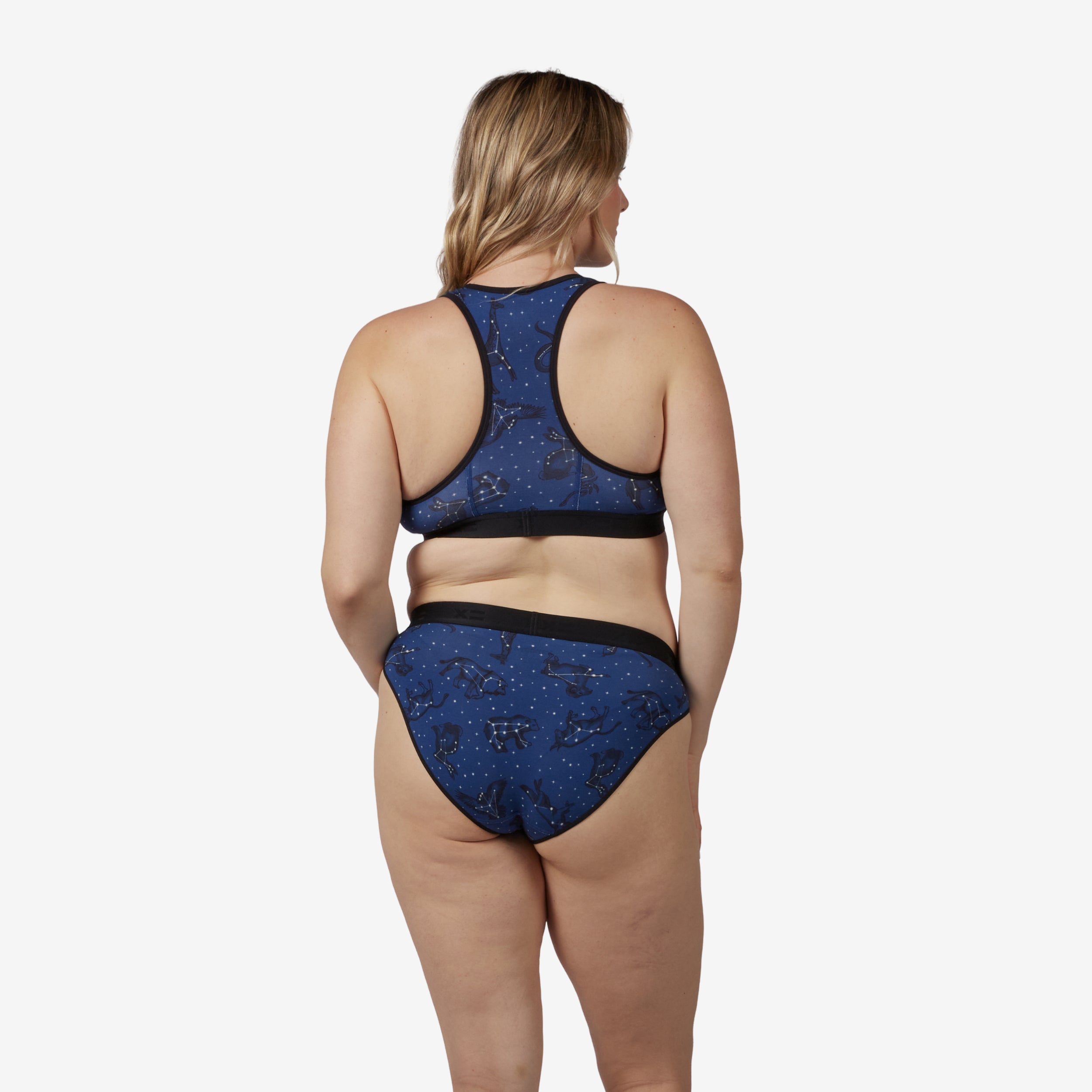 Model: Natalie is 5'11" and wears a Medium