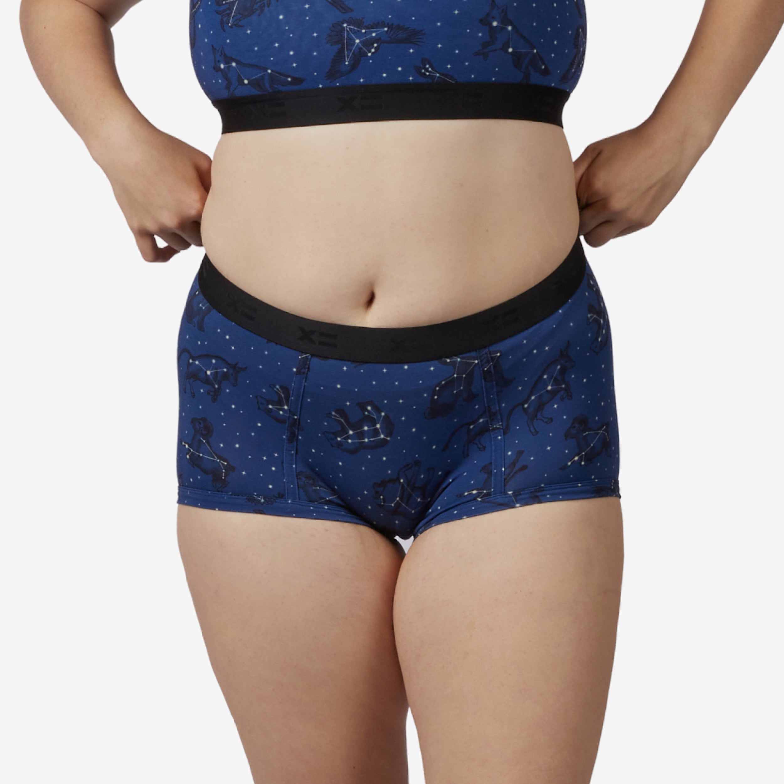 Boy Shorts - TENCEL Modal Animal Constellation