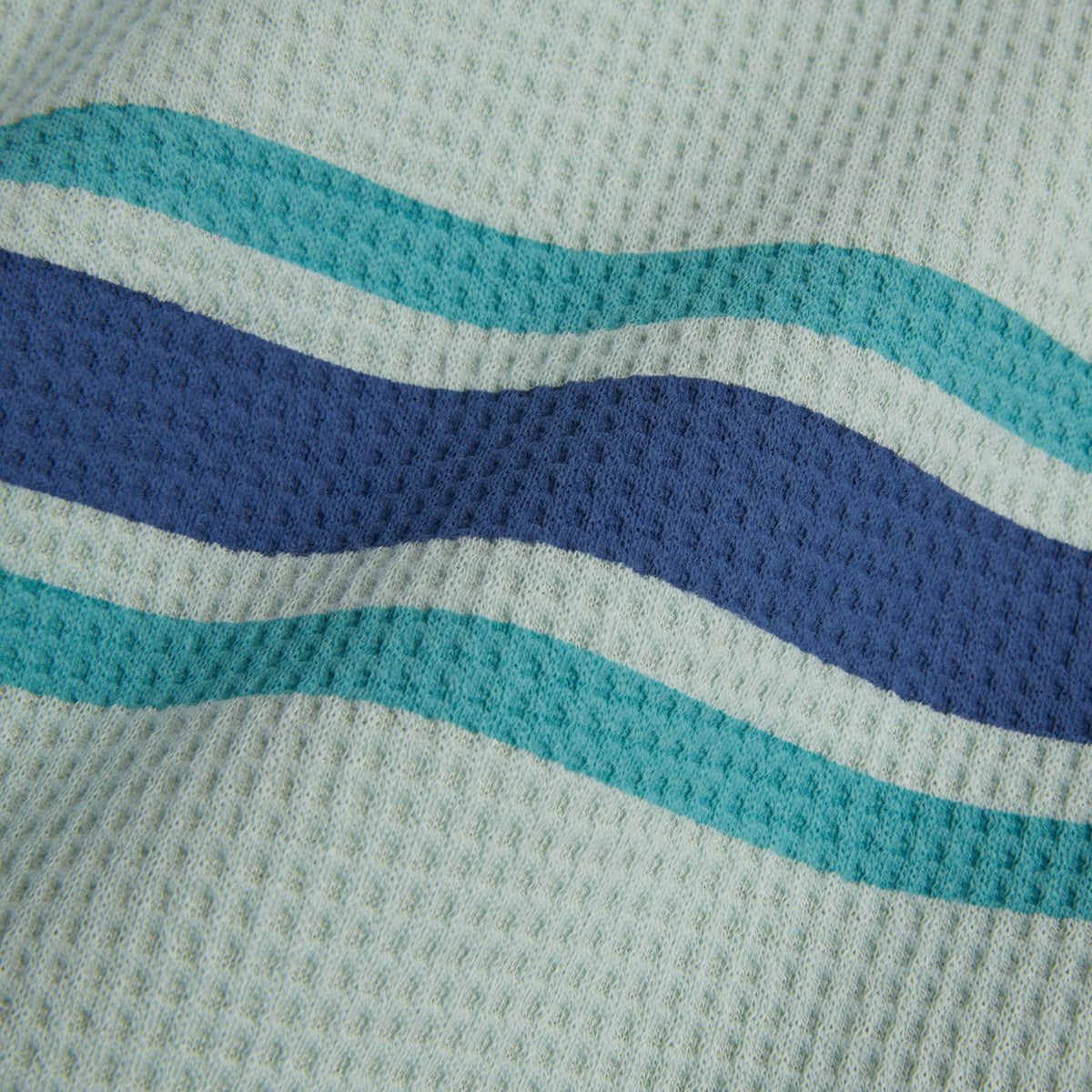 Bamboo Rib Essentials Soft Bra - Retro Stripe Blue