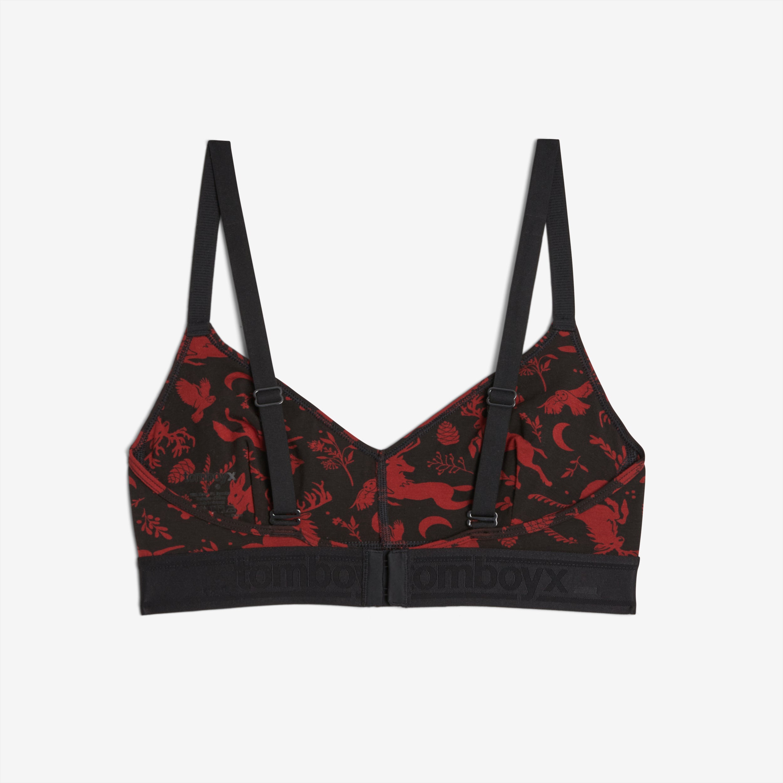 Adjustable Triangle Bralette - TENCEL Modal Winter Wilderness