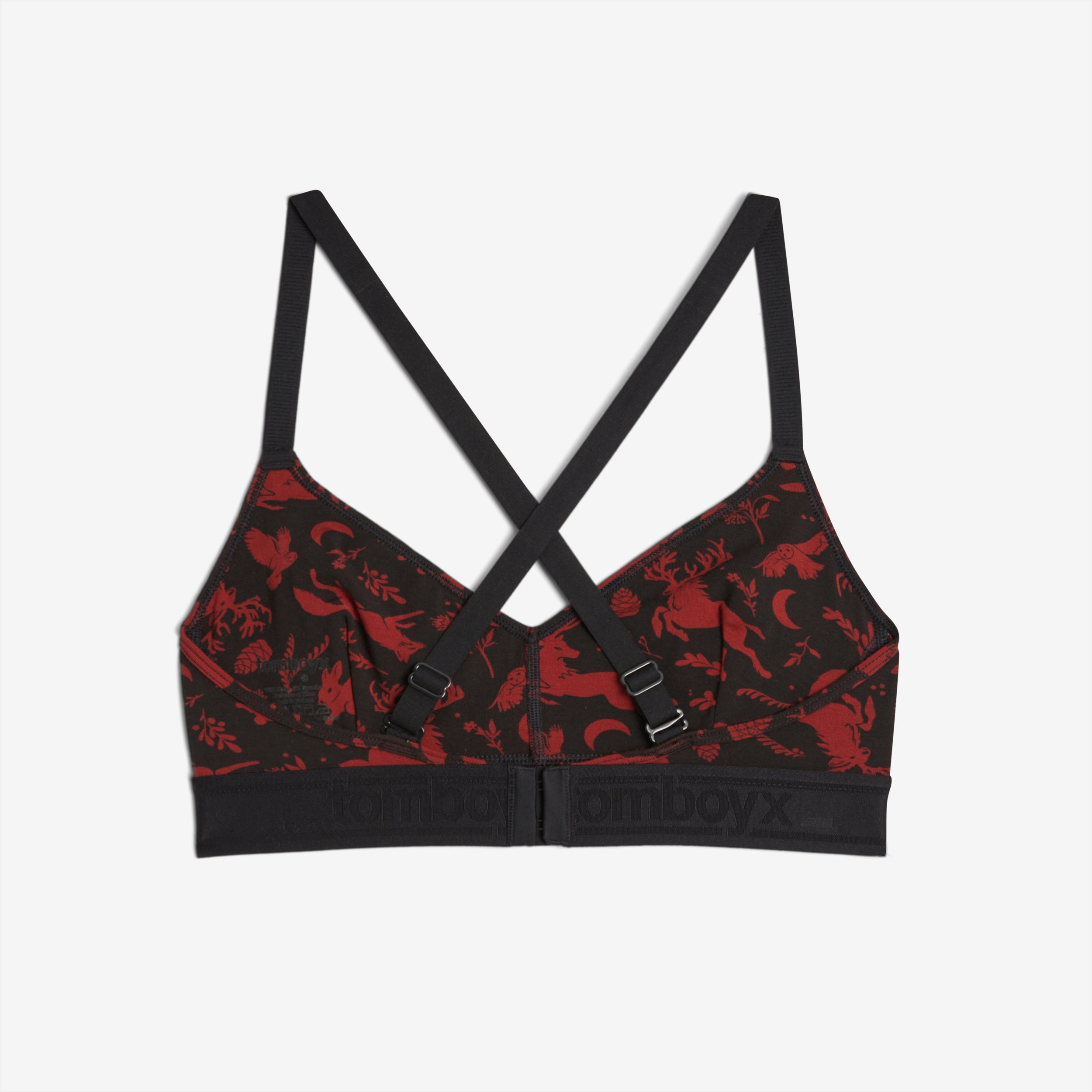 Adjustable Triangle Bralette - TENCEL Modal Winter Wilderness