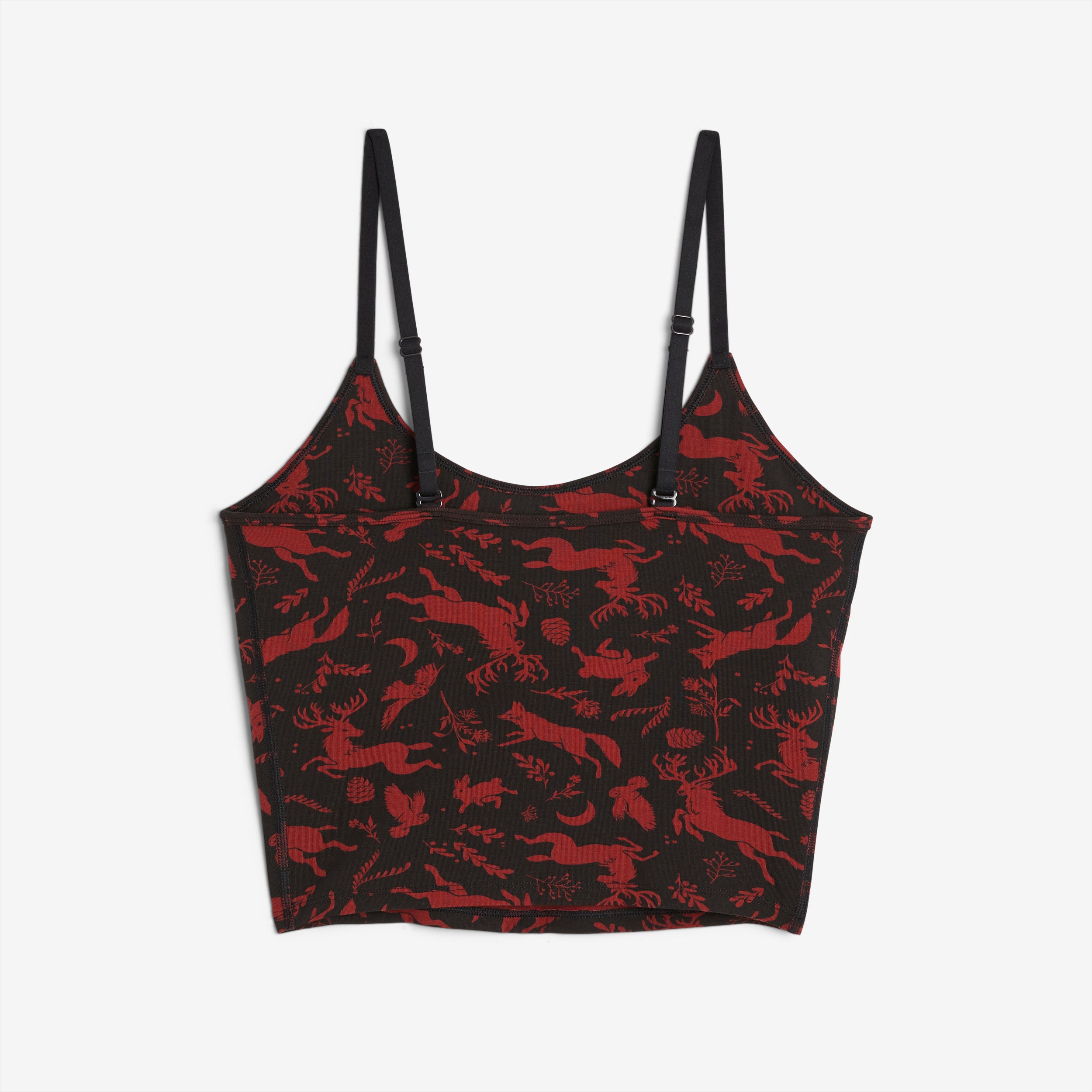 Longline Bra Top - TENCEL Modal Winter Wilderness