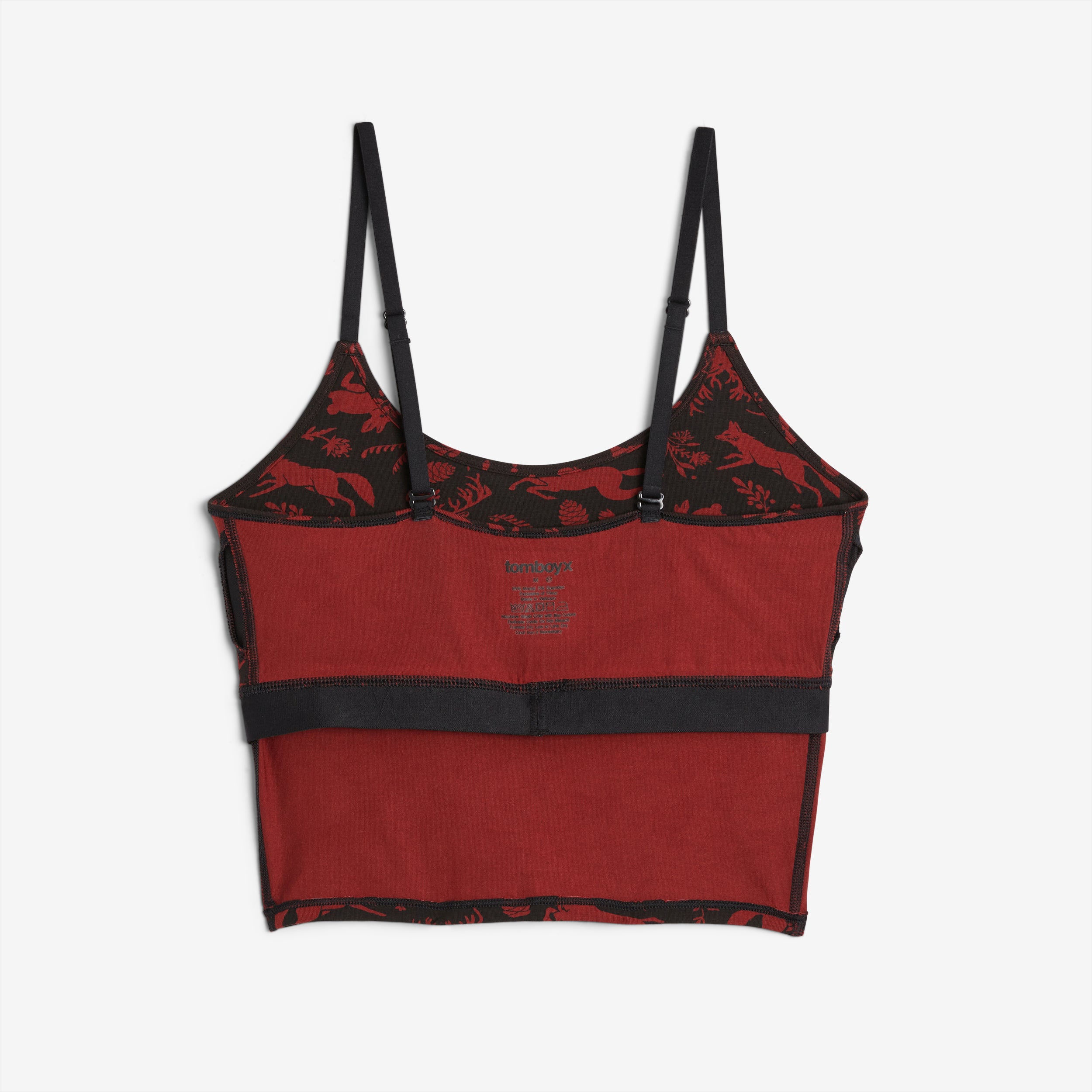 Longline Bra Top - TENCEL Modal Winter Wilderness