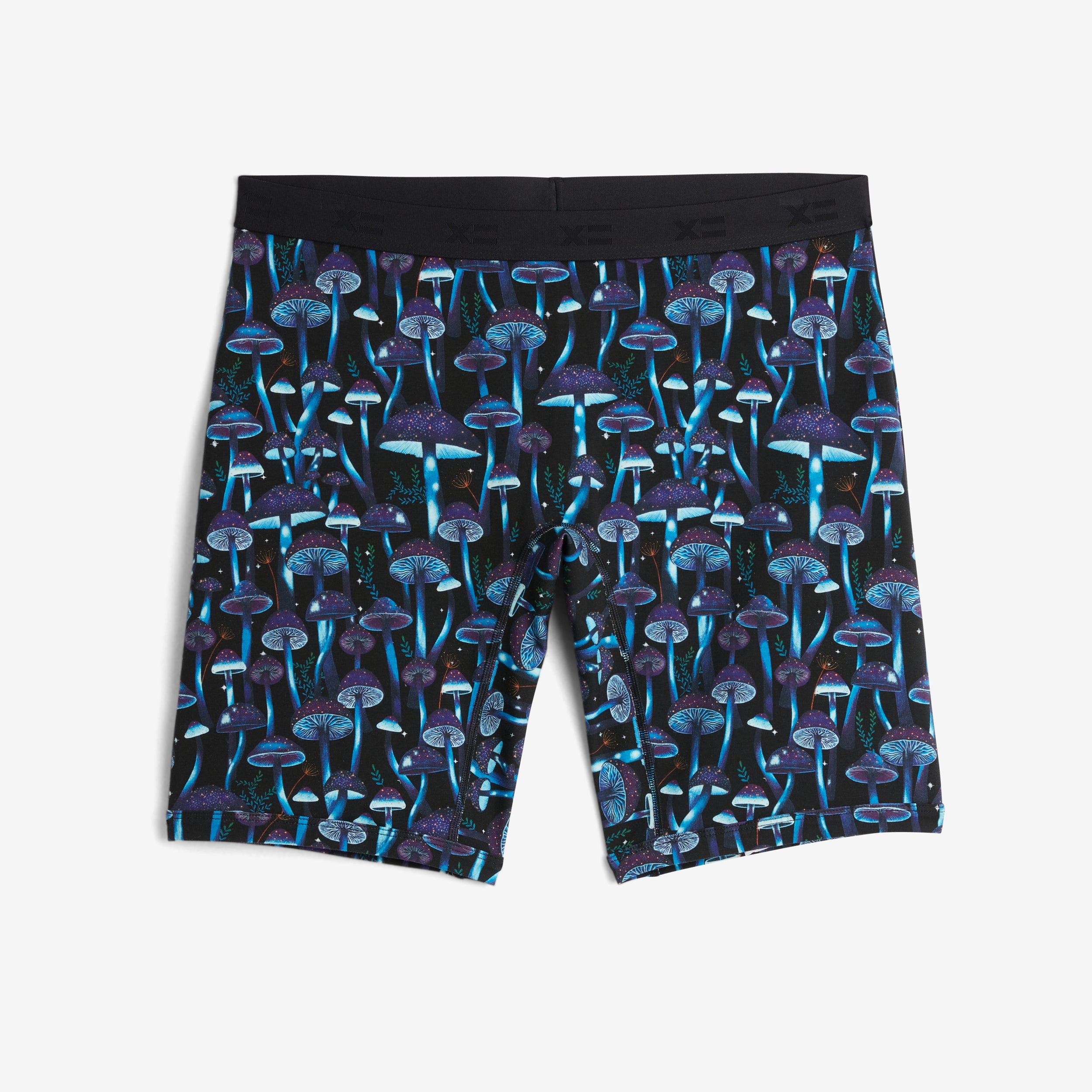 9" Boxer Briefs - Moonlit Mushrooms