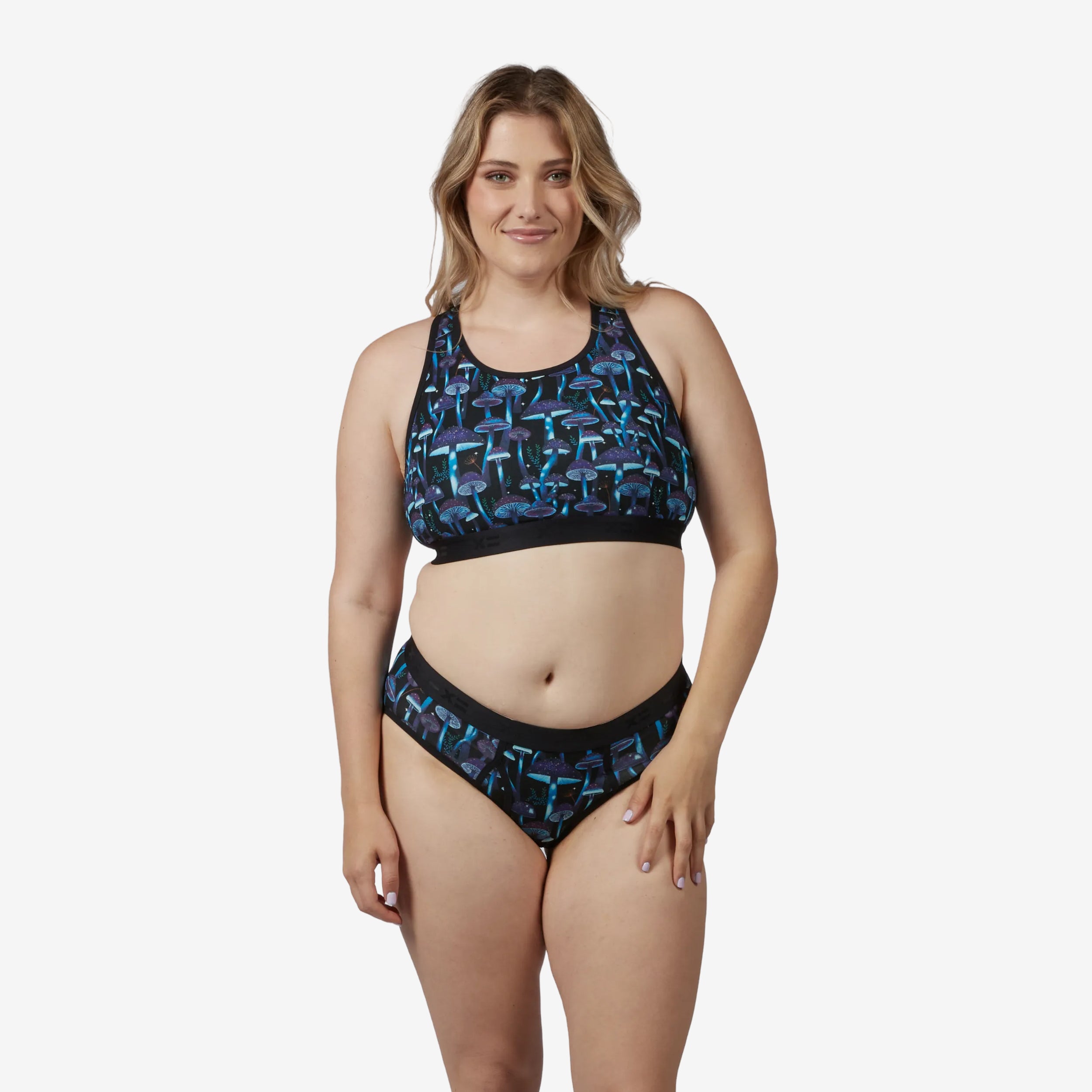 Model: Natalie is 5'11" and wears a Medium