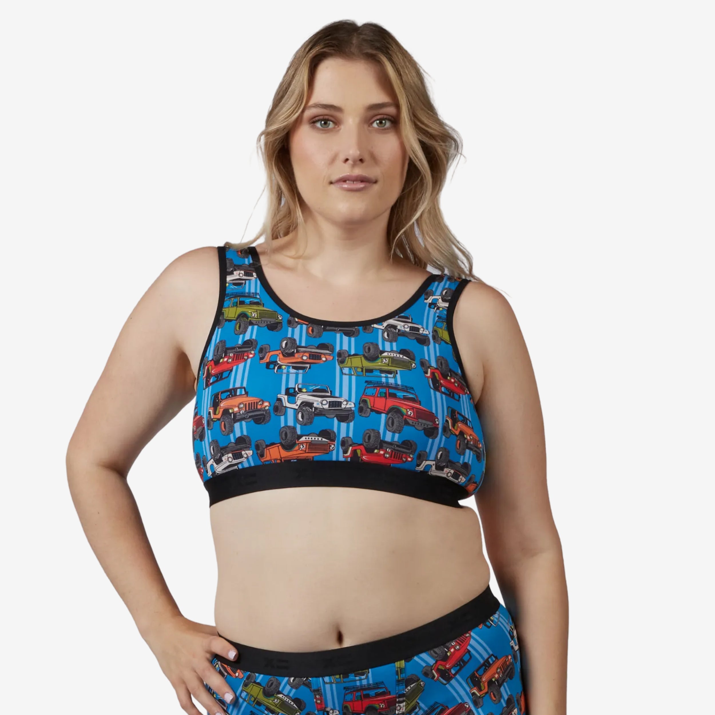Model: Natalie is 5'11" and wears a Medium
