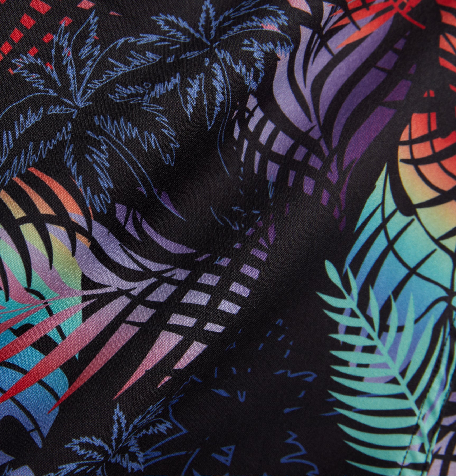 Swim Tucking One-Piece - Palm Dreams