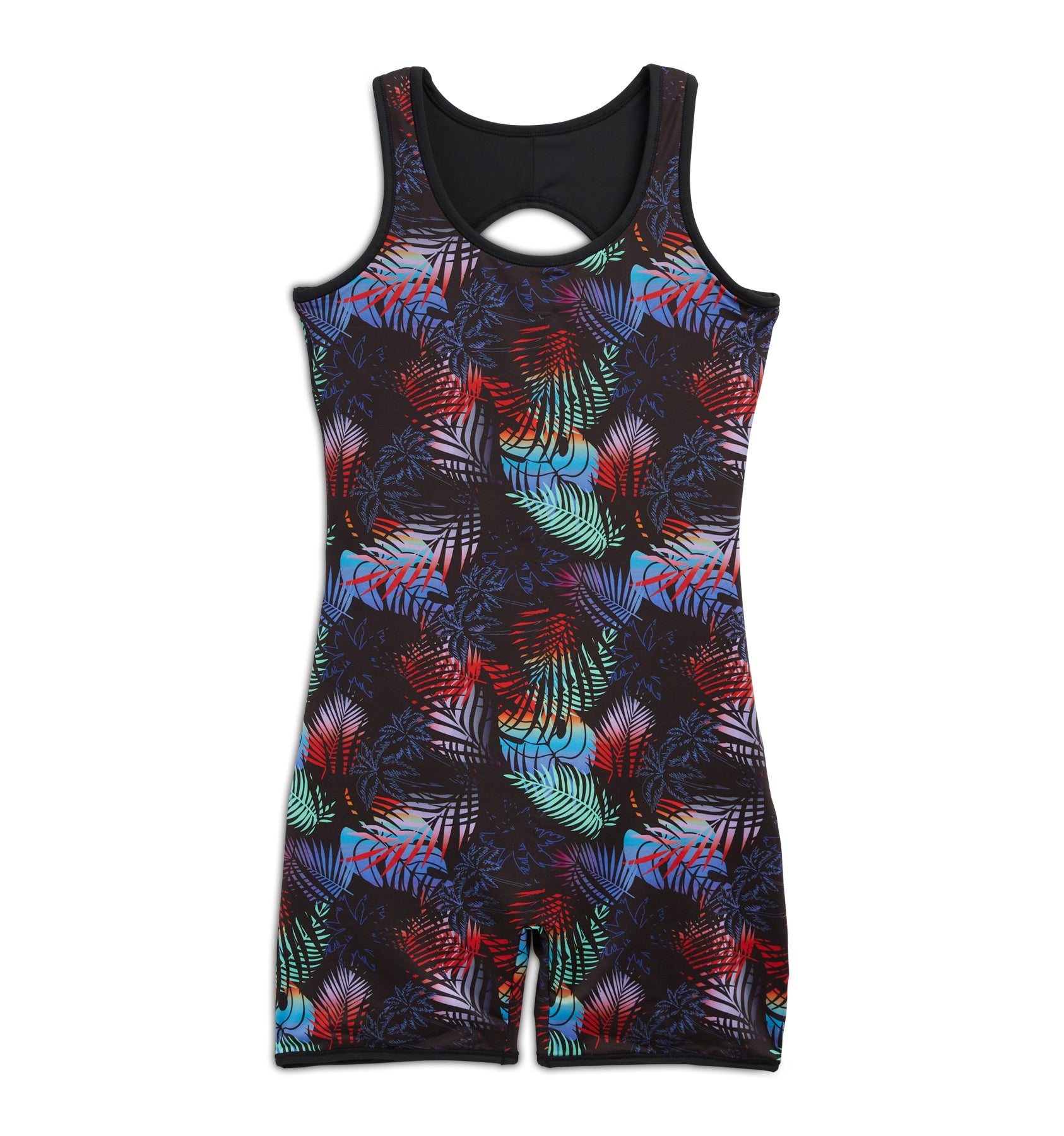 Swim 6" Reversible Sleeveless Unisuit - Palm Dreams