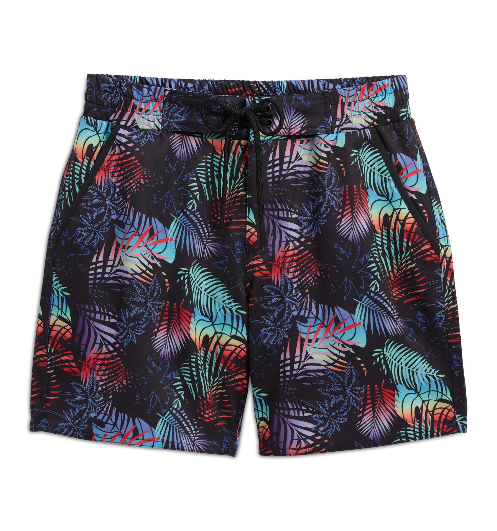 Swim 7" Heritage Board Shorts Heavy Weight - Palm Dreams