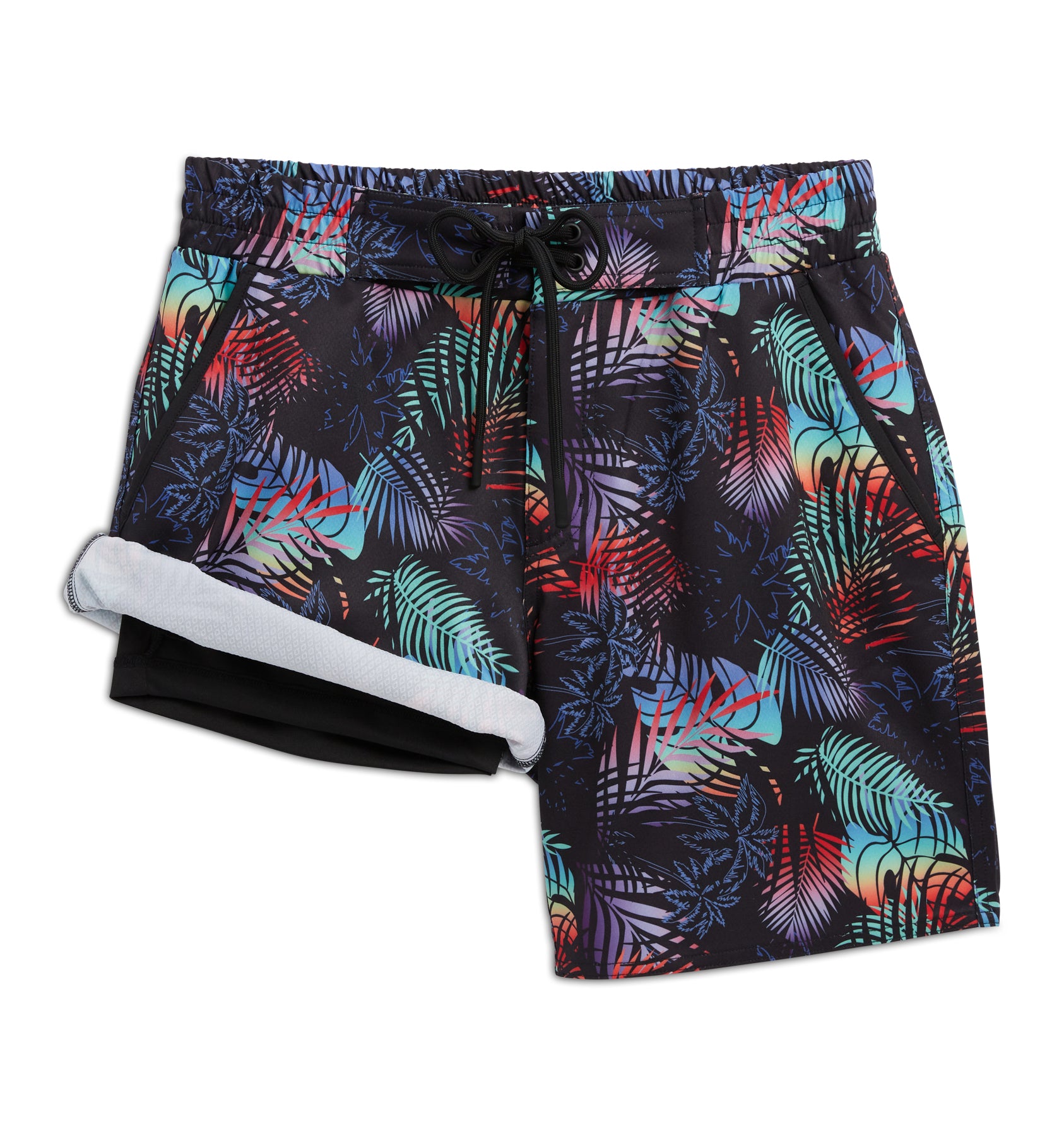 Swim 7" Heritage Board Shorts Heavy Weight - Palm Dreams