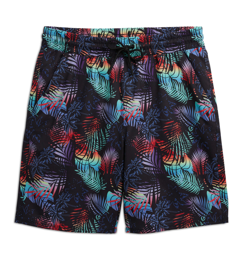 Swim 9" Lined Board Shorts Heavy Weight Palm Dreams