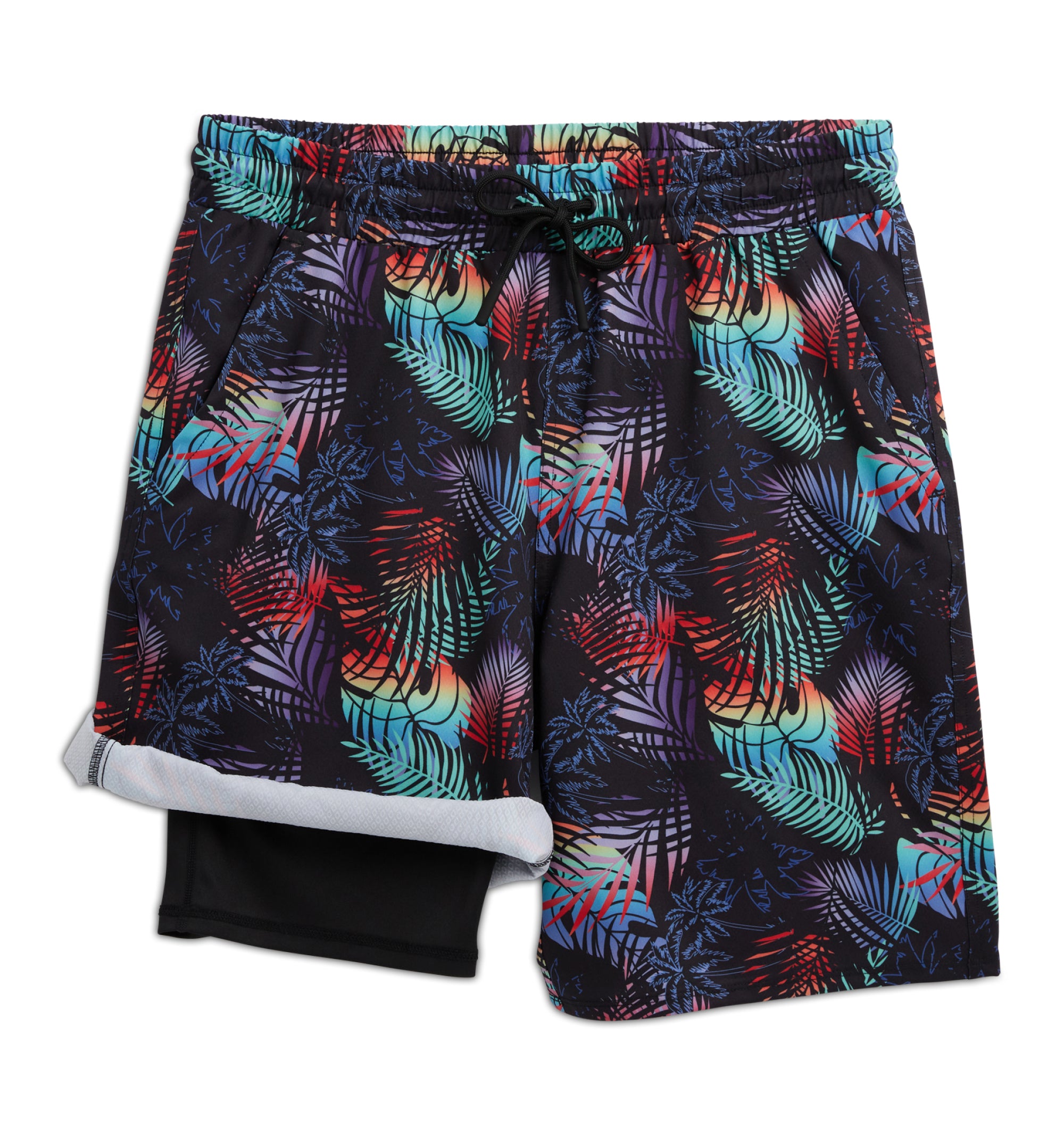 Swim 9" Lined Board Shorts - Palm Dreams