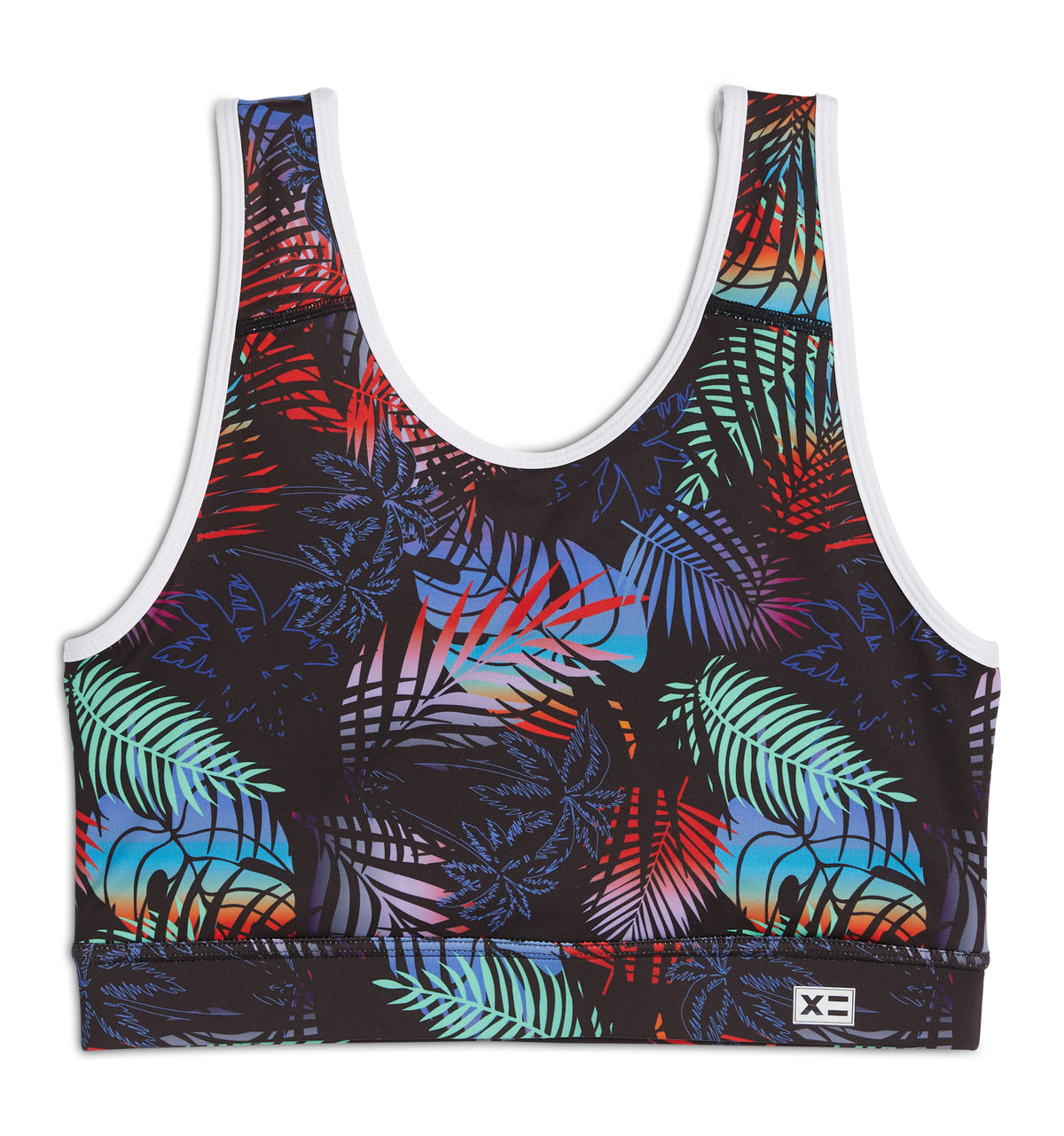 Swim Sport Compression Top Palm Dreams