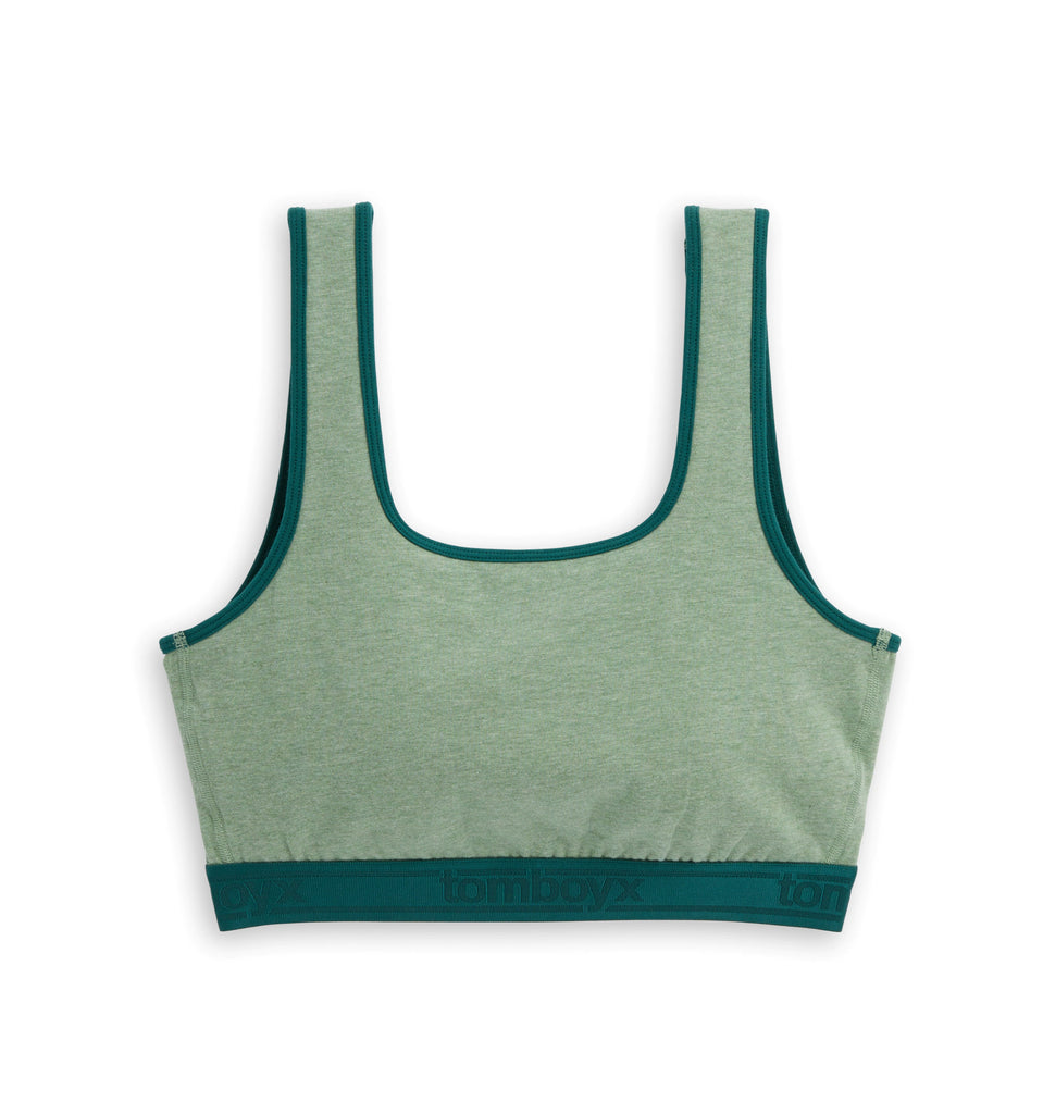 Straight Up Soft Bra Pine Heather