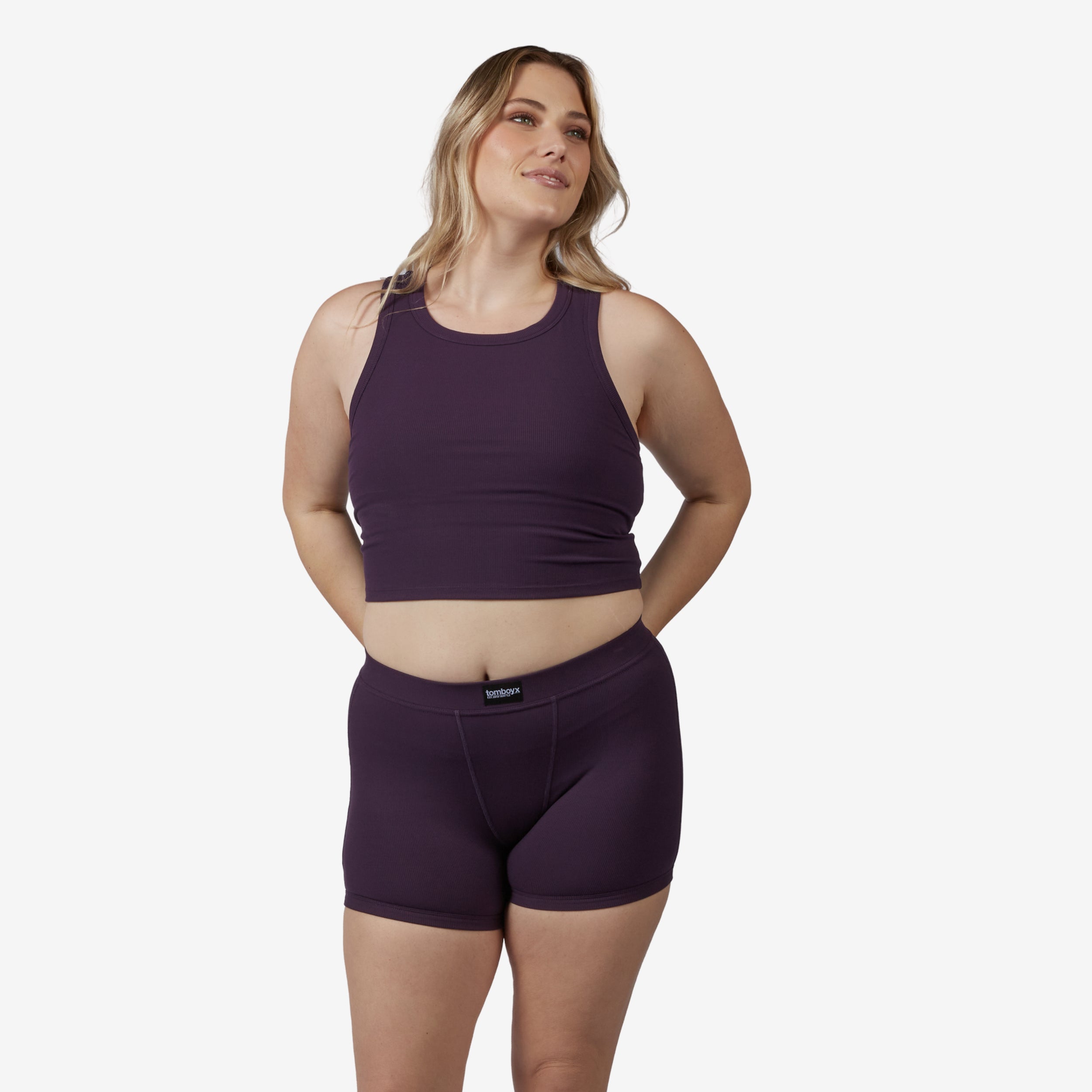 Model: Natalie is 5'11" and wears a Medium
