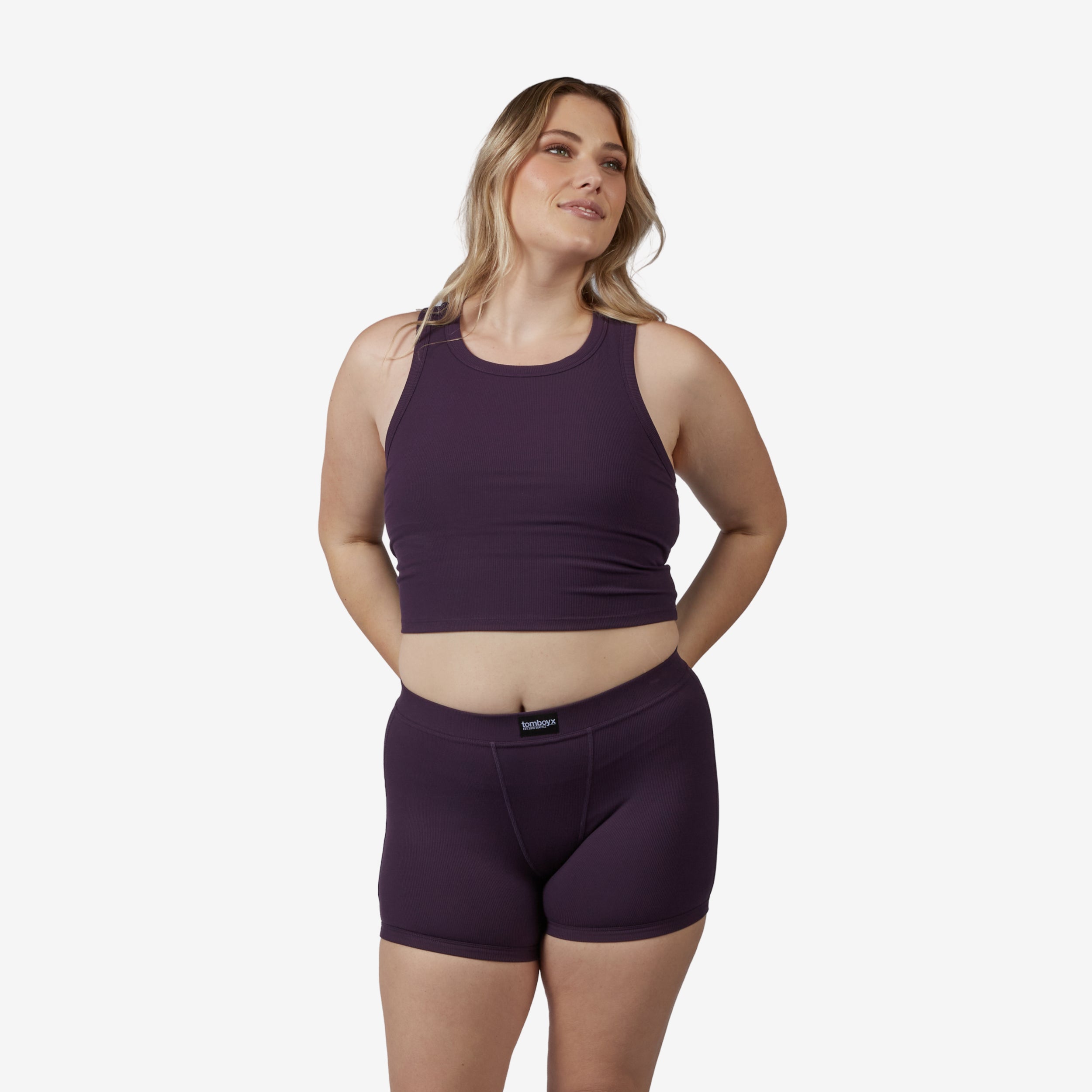 Model: Natalie is 5'11" and wears a Medium