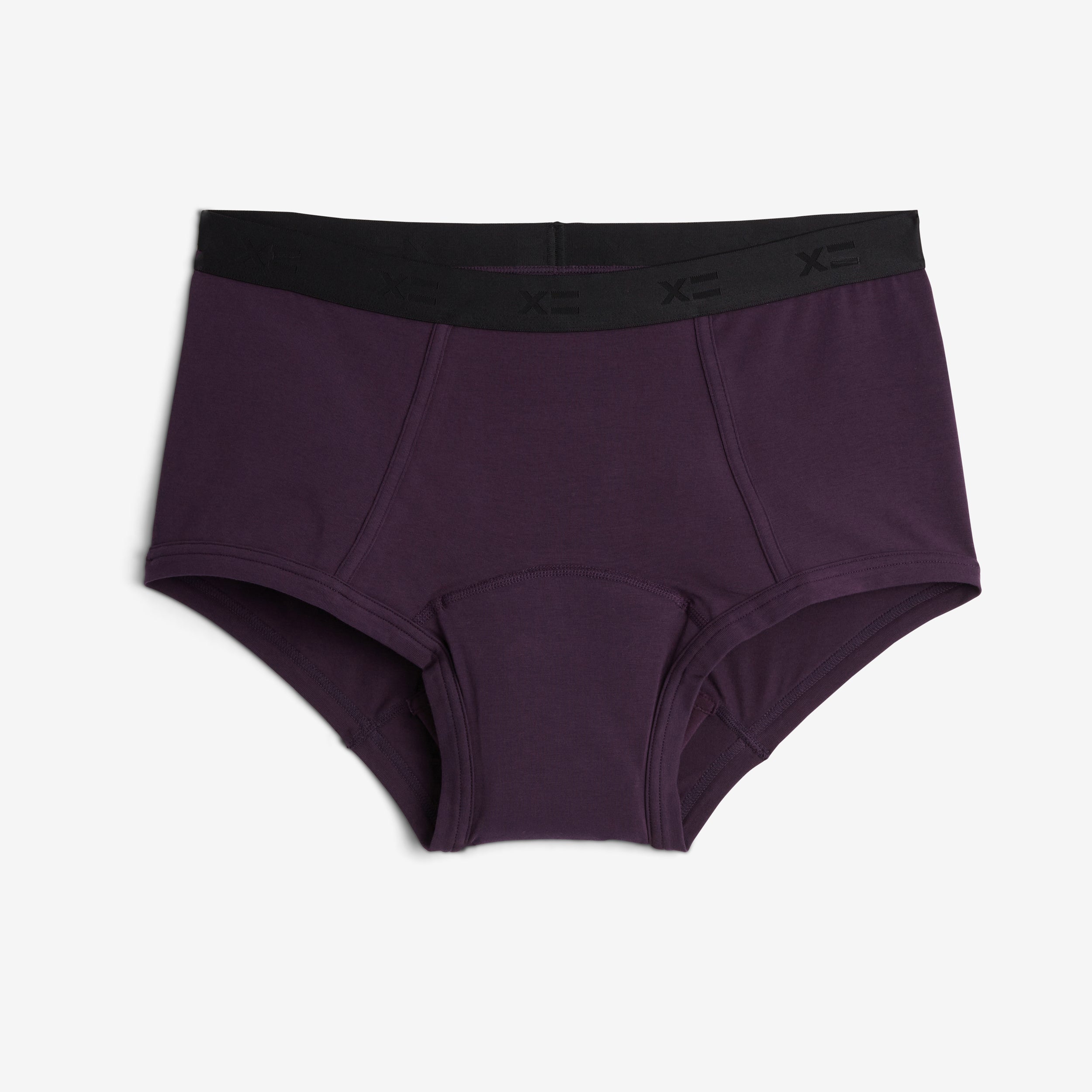 First Line Period Boy Shorts - Plum