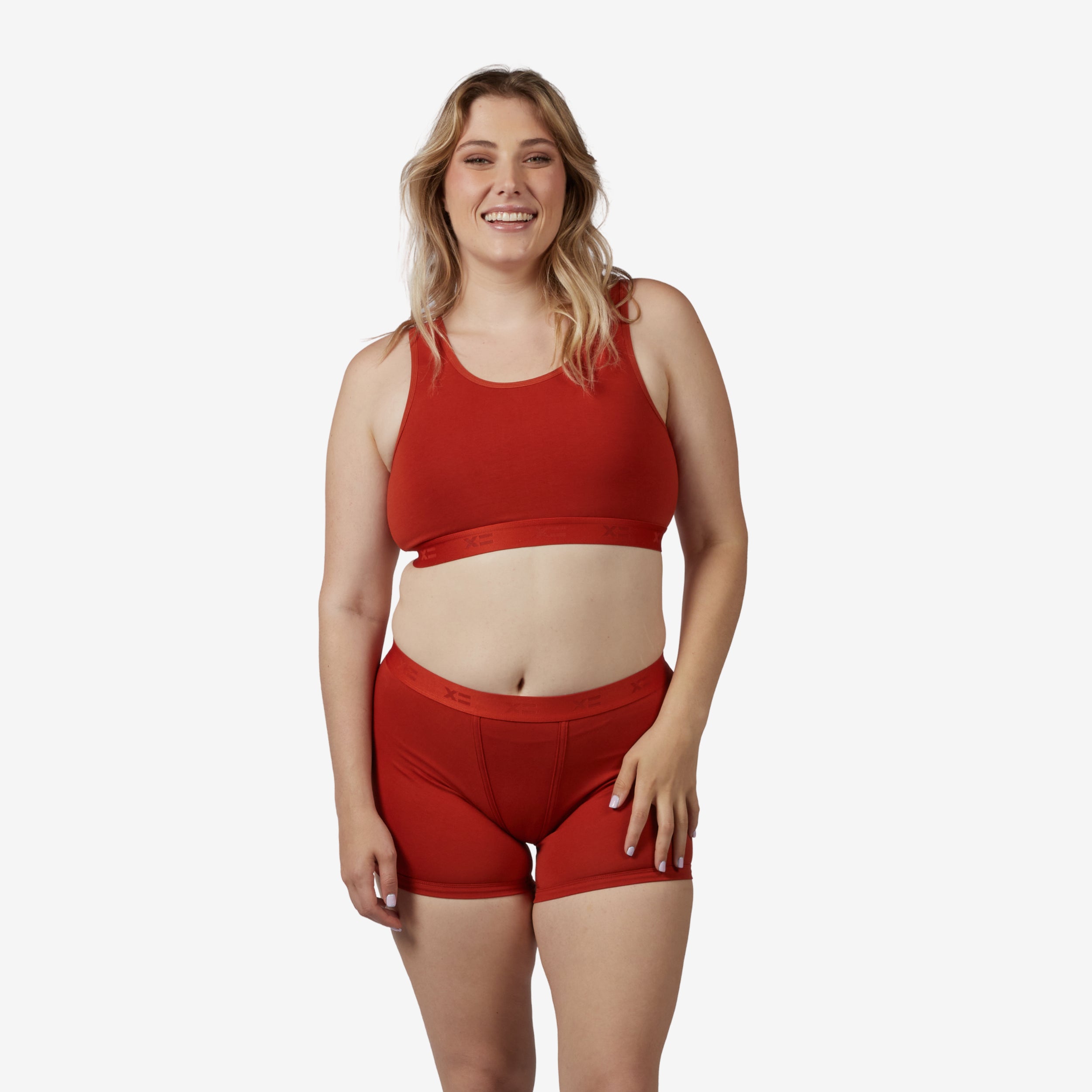 Model: Natalie is 5'11" and wears a Medium