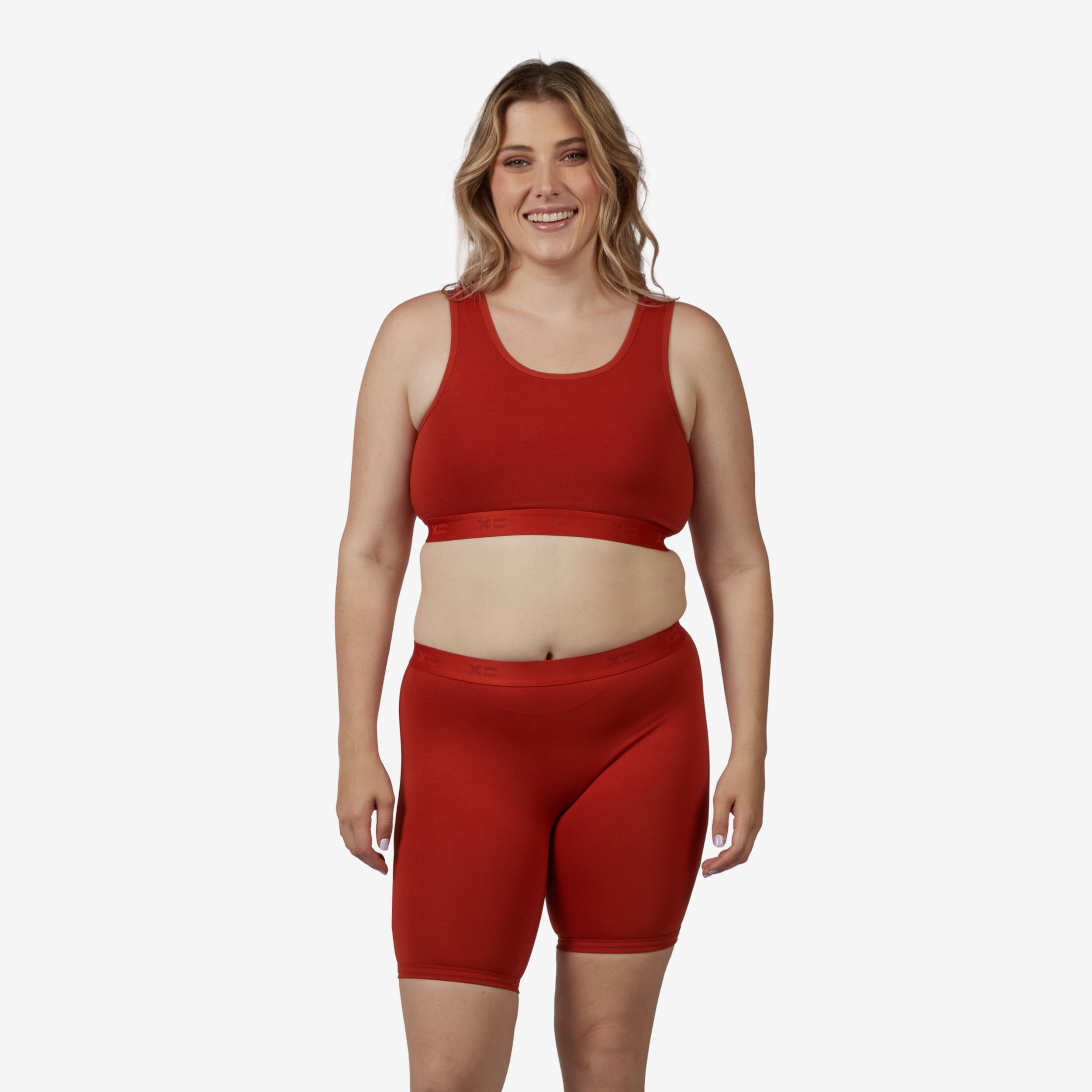 Model: Natalie is 5'11" and wears a Medium