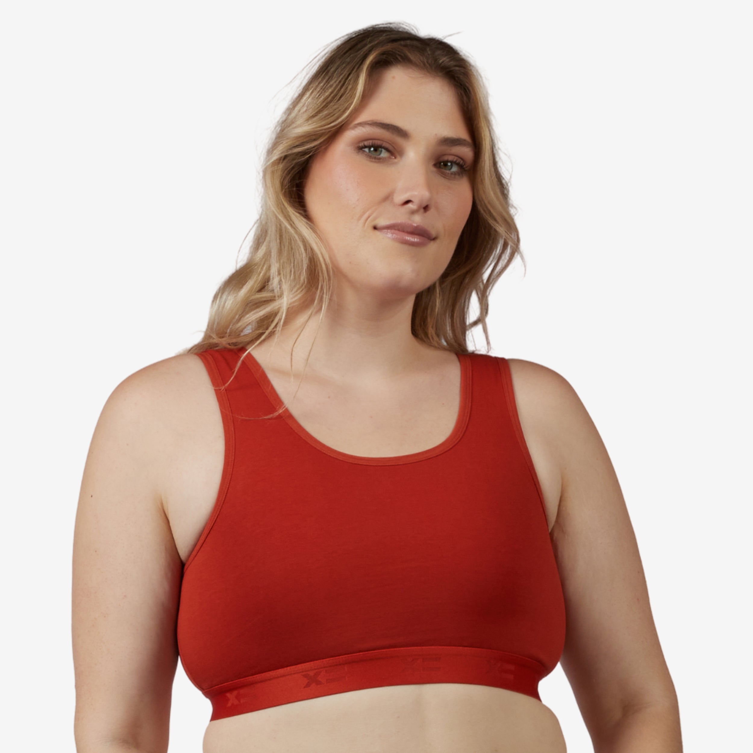 Model: Natalie is 5'11" and wears a Medium