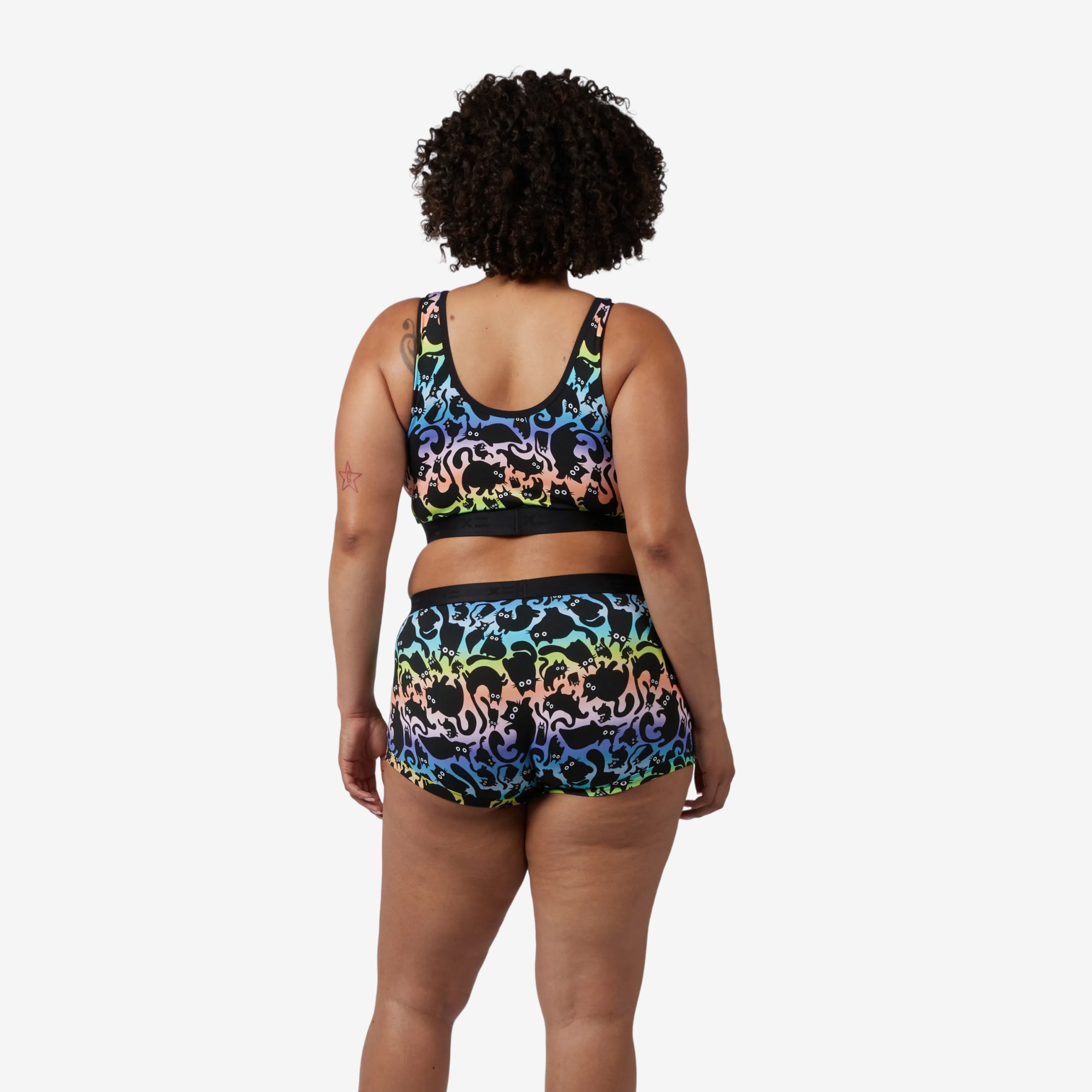 Boy Shorts - Purrfect Rainbow