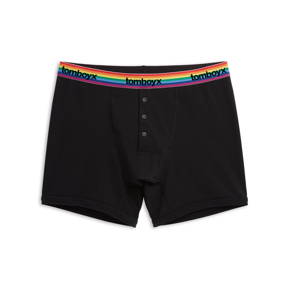 6" Fly Packing Boxer Briefs Rainbow Logo