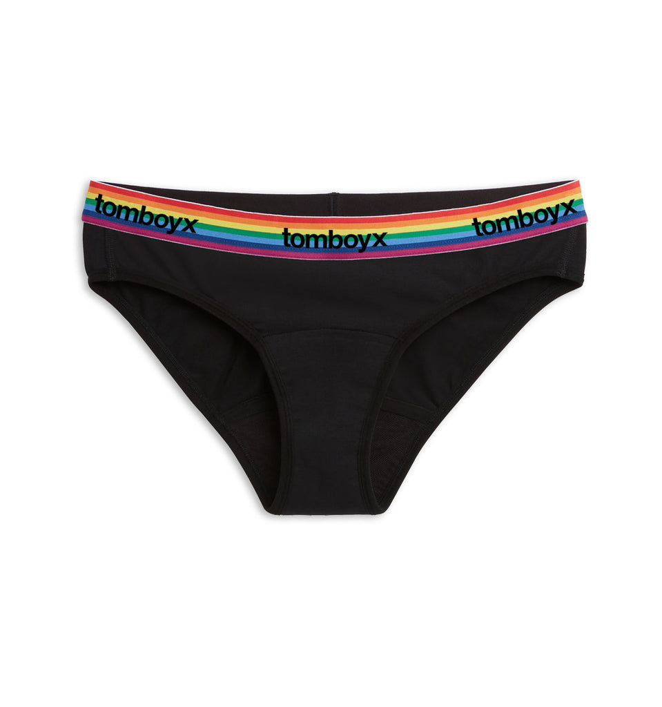 First Line Period Bikini Rainbow Logo