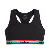 6" Fly Boxer Briefs - Black Rainbow Logo