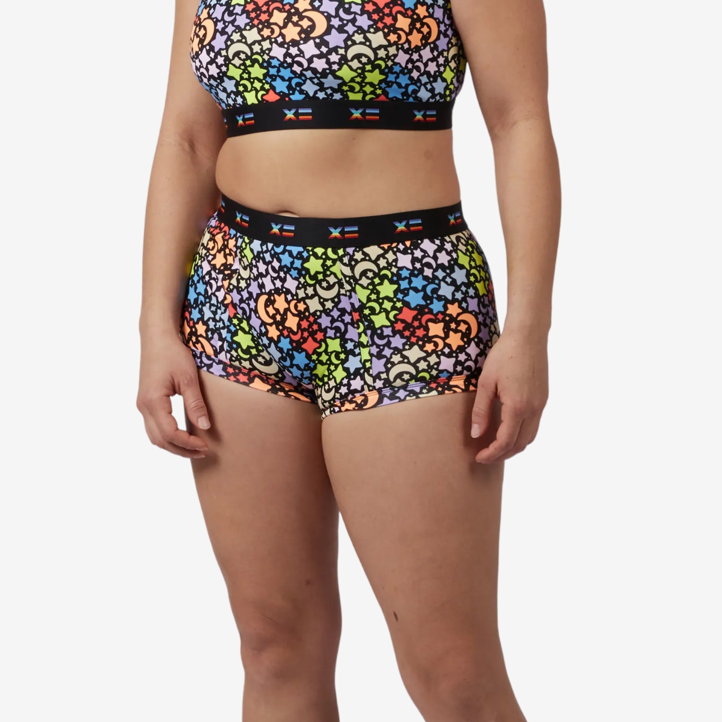 Boy Shorts - Rainbow Starburst