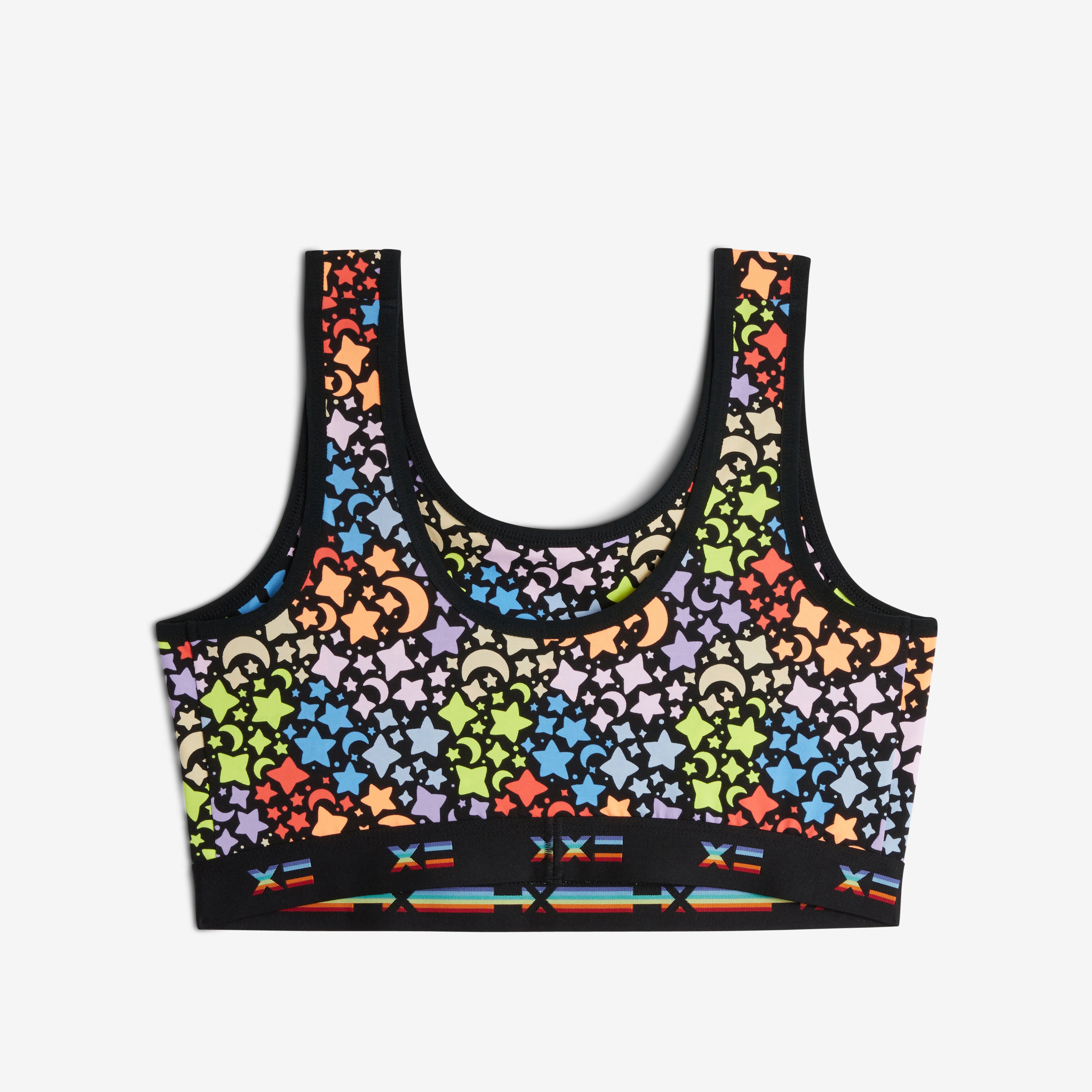 Essentials Soft Bra - Rainbow Starburst