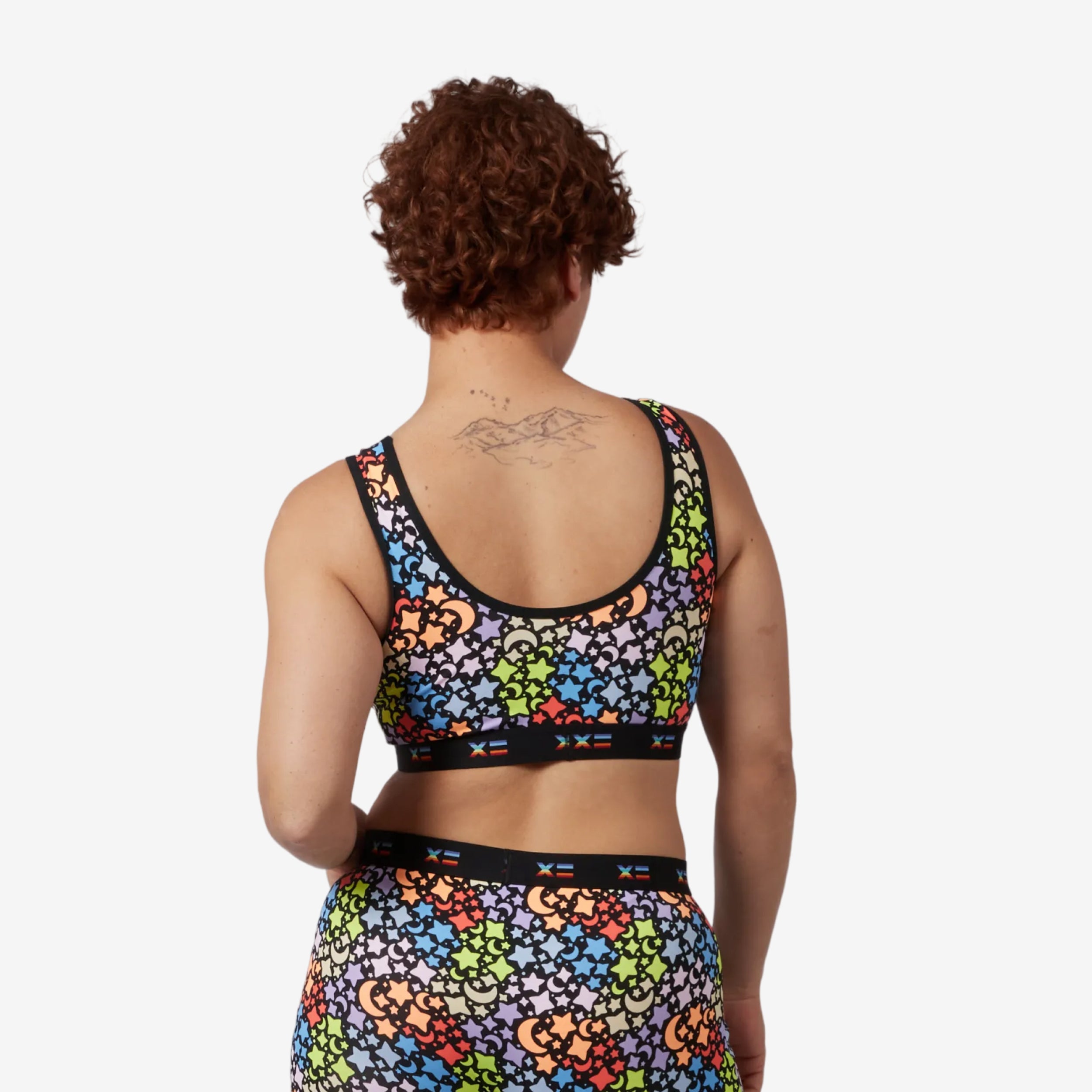 Essentials Soft Bra - Rainbow Starburst