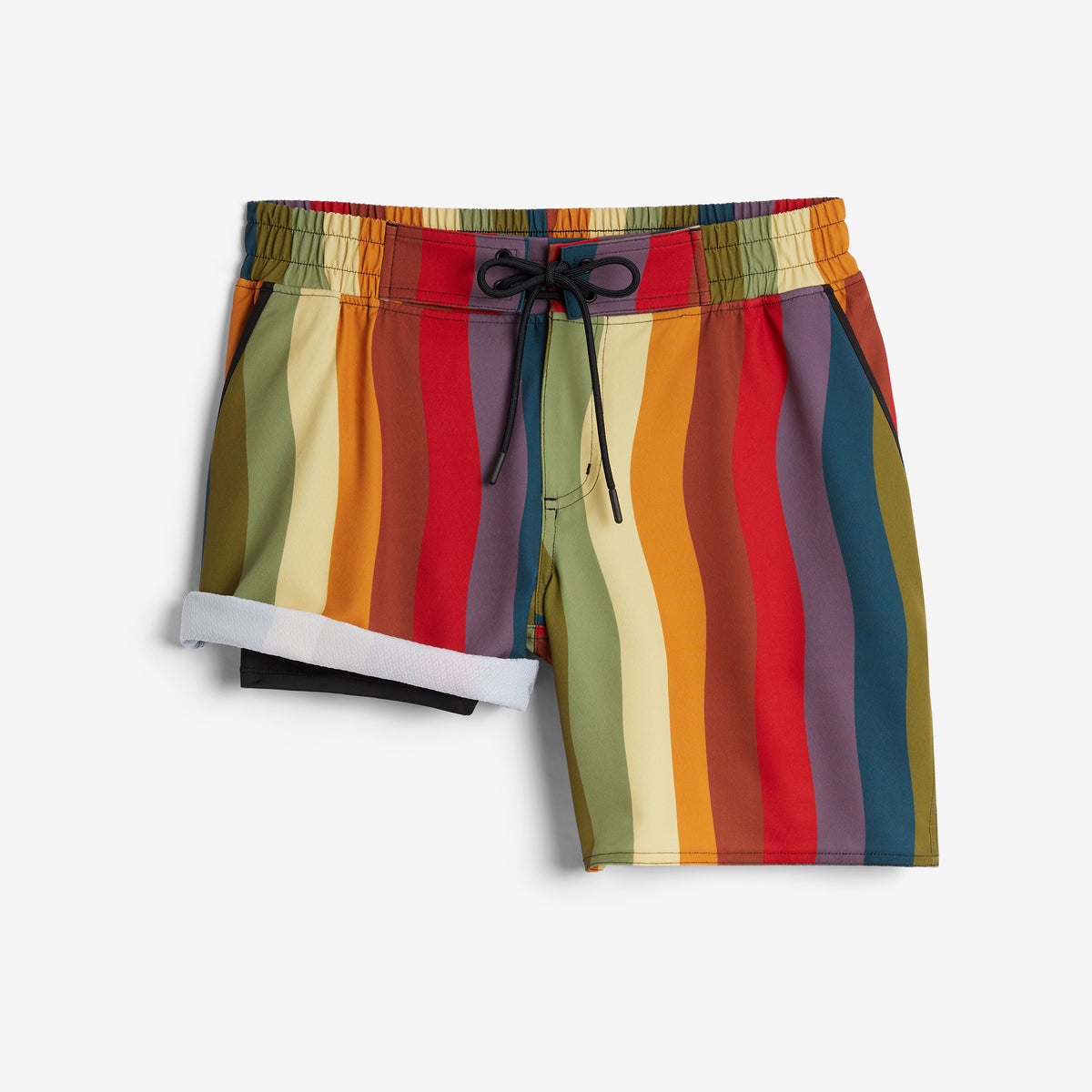 Swim  7" Heritage Board Shorts Light Weight - Rainbow Wave