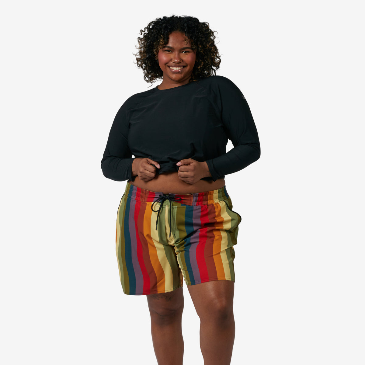 Model: Maliyah is 5'7" and wears a 2X