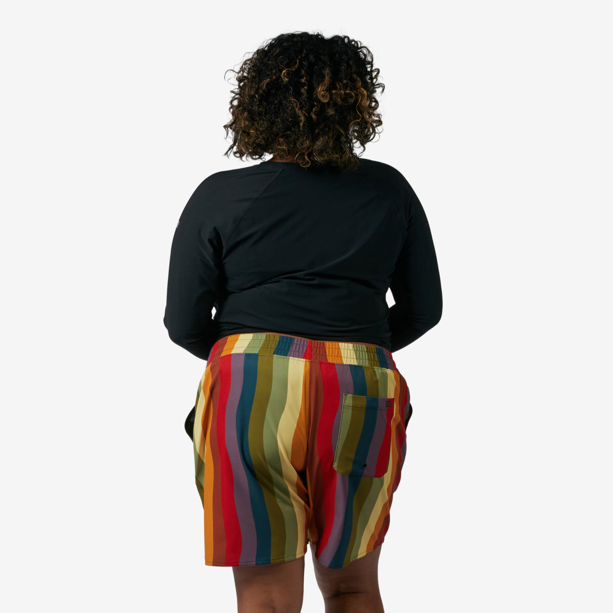 Swim  7" Heritage Board Shorts Light Weight - Rainbow Wave