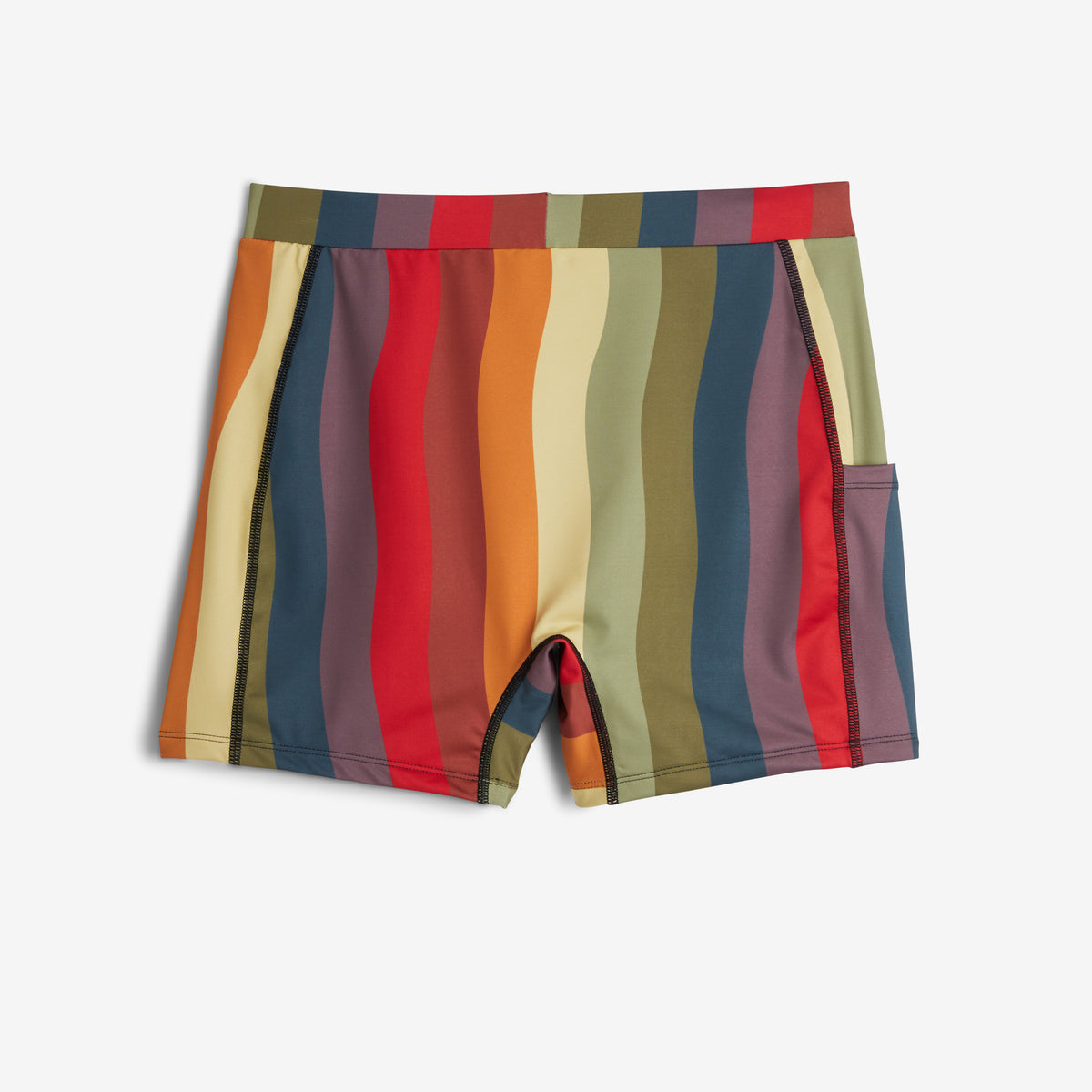 Swim 4.5" Shorts - Rainbow Wave