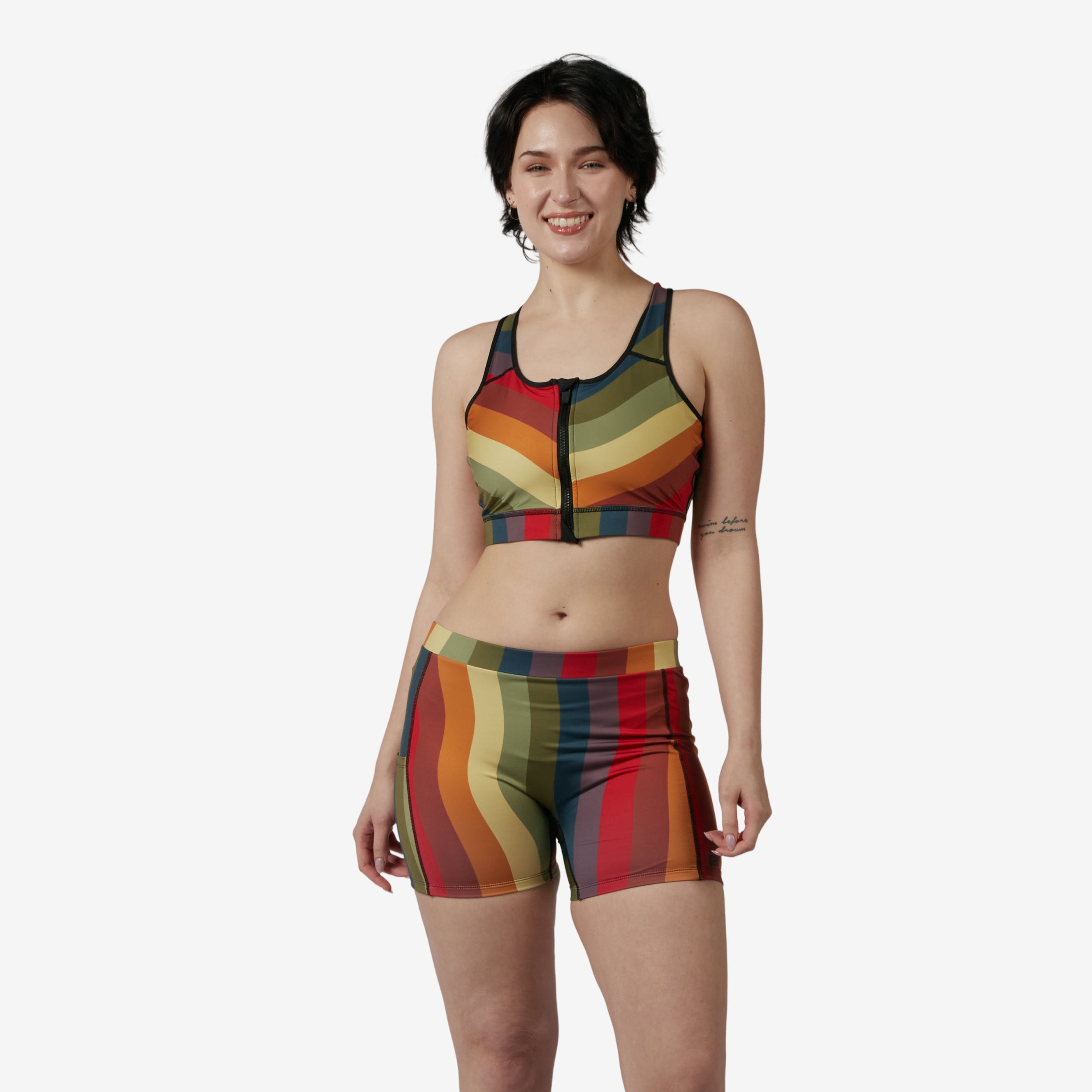 Model: Avery is 5'9" and wears a Medium