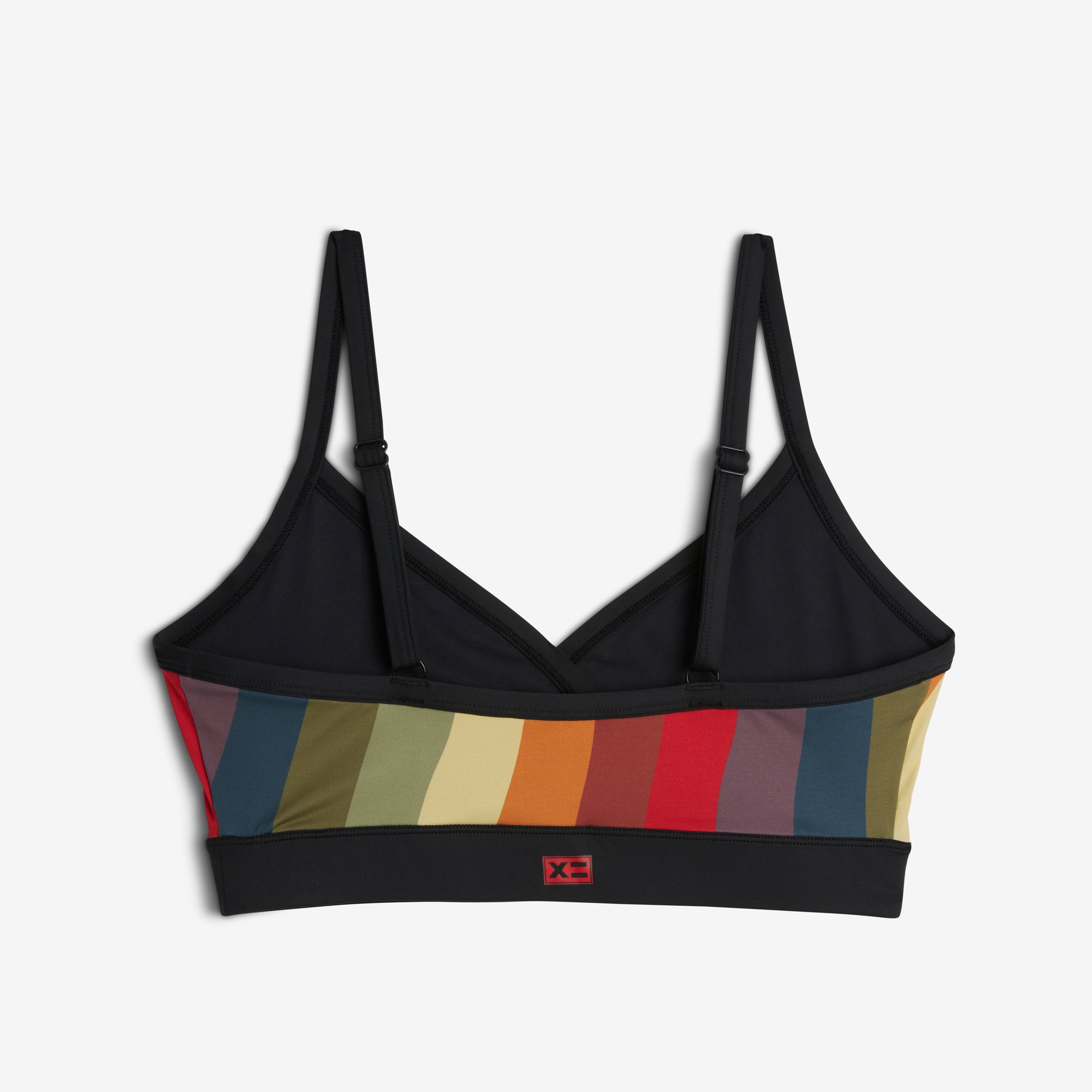 Swim Wrap Top - Rainbow Wave