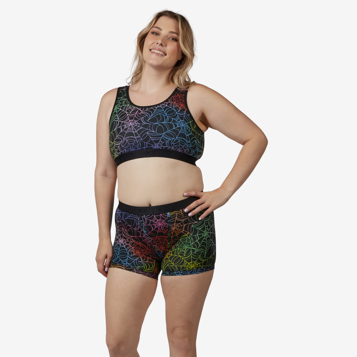 Model: Natalie is 5'11" and wears a Medium