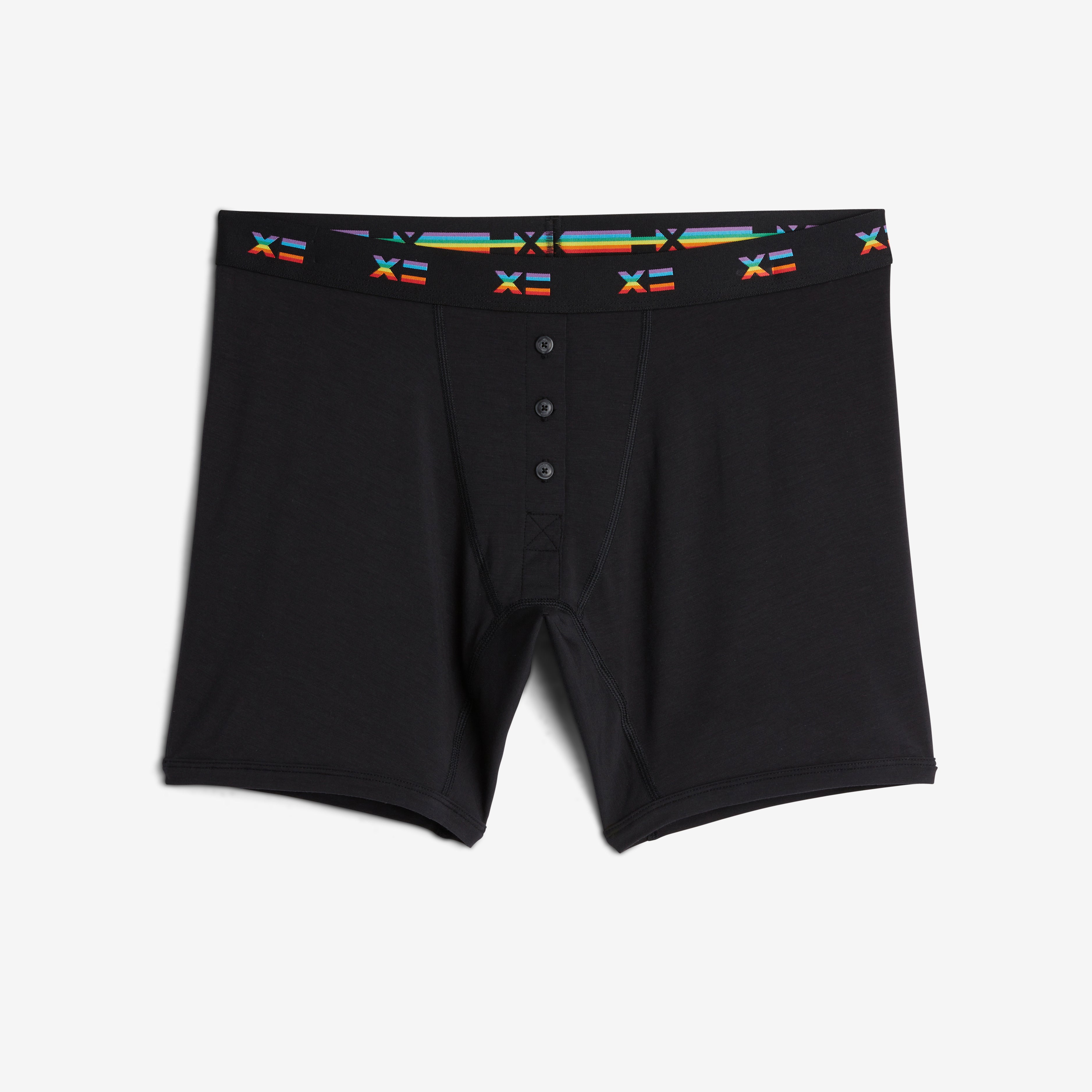 6" Fly Boxer Briefs - TENCEL Modal Rainbow X=