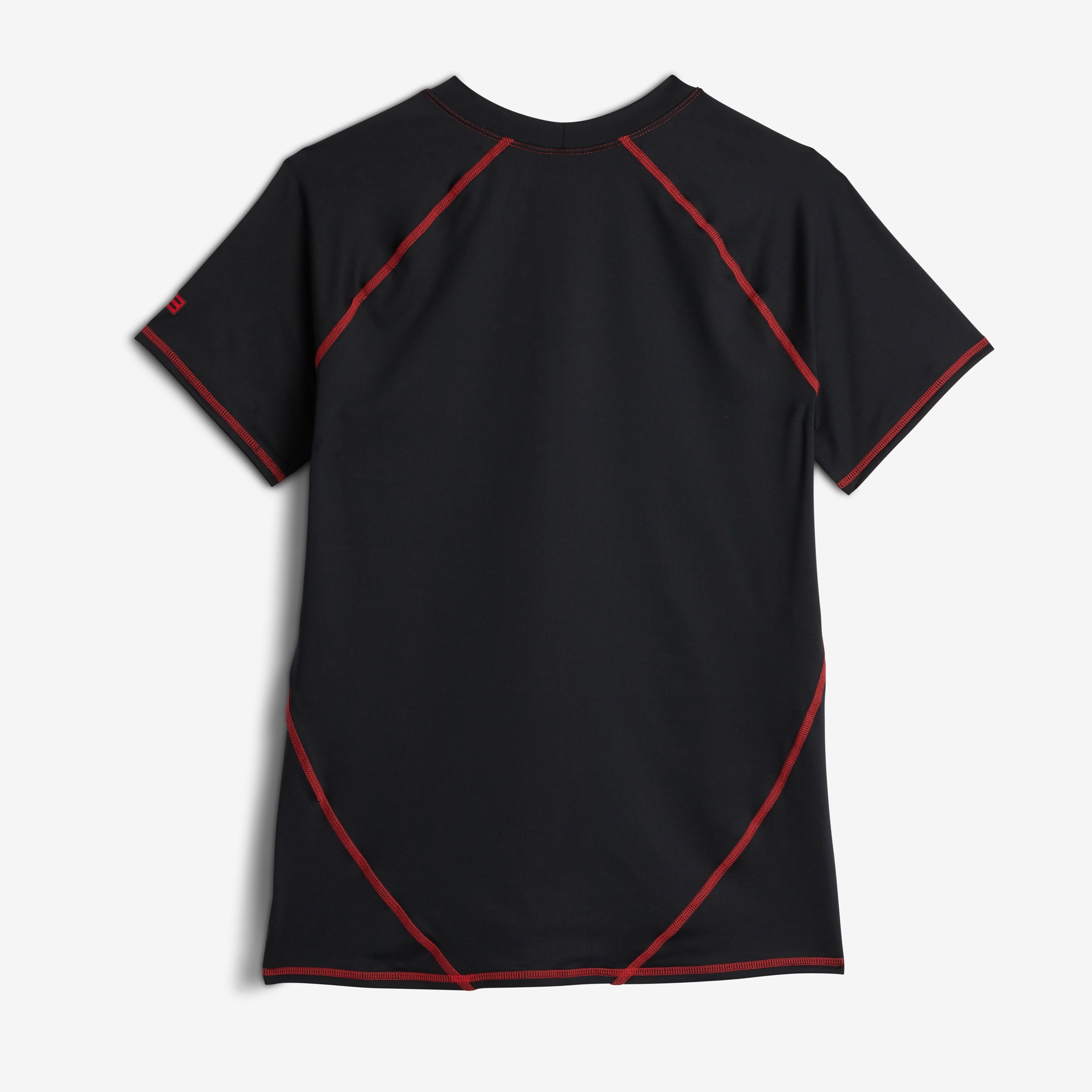 Swim Rashguard Tee - Red Edge