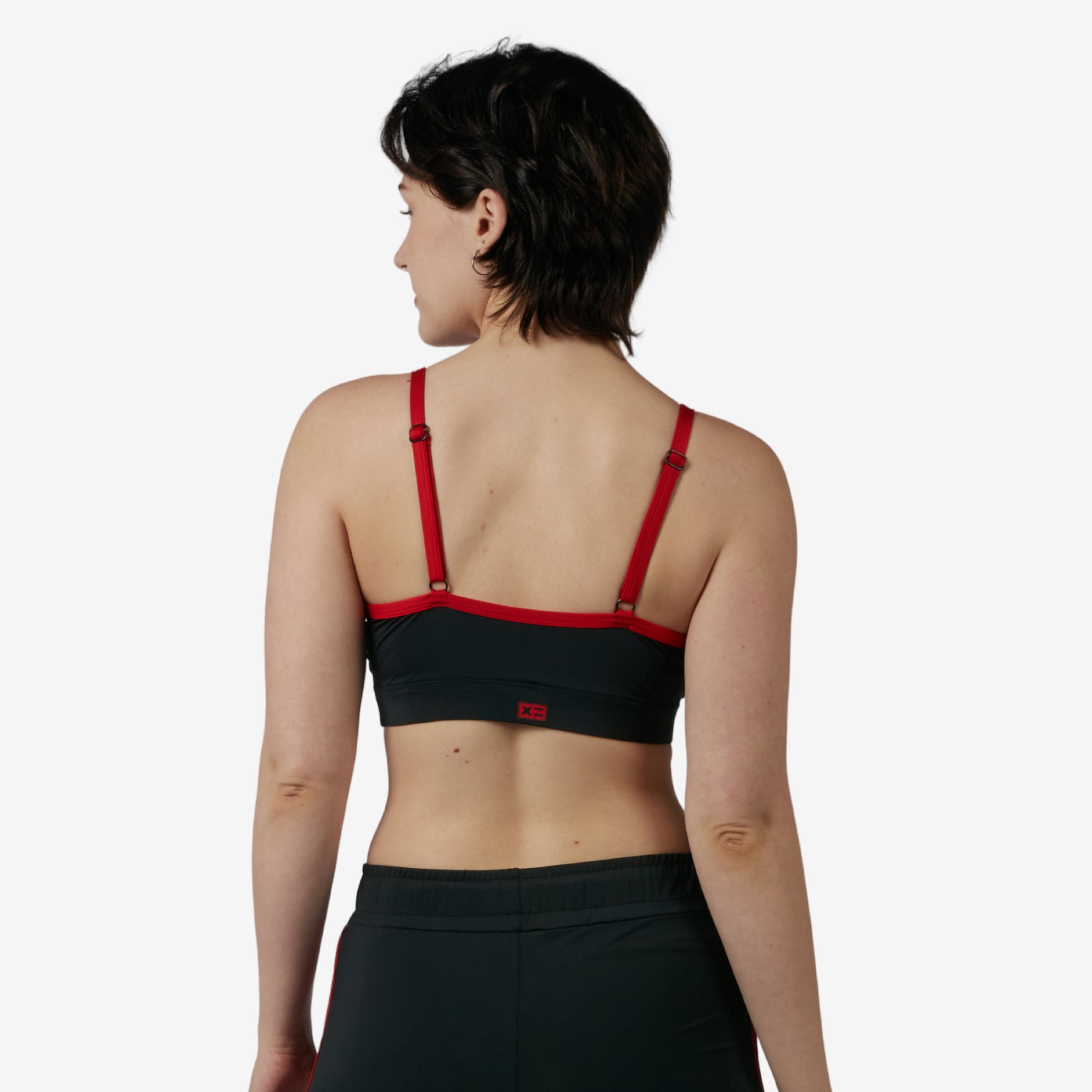 Swim Wrap Top - Red Edge