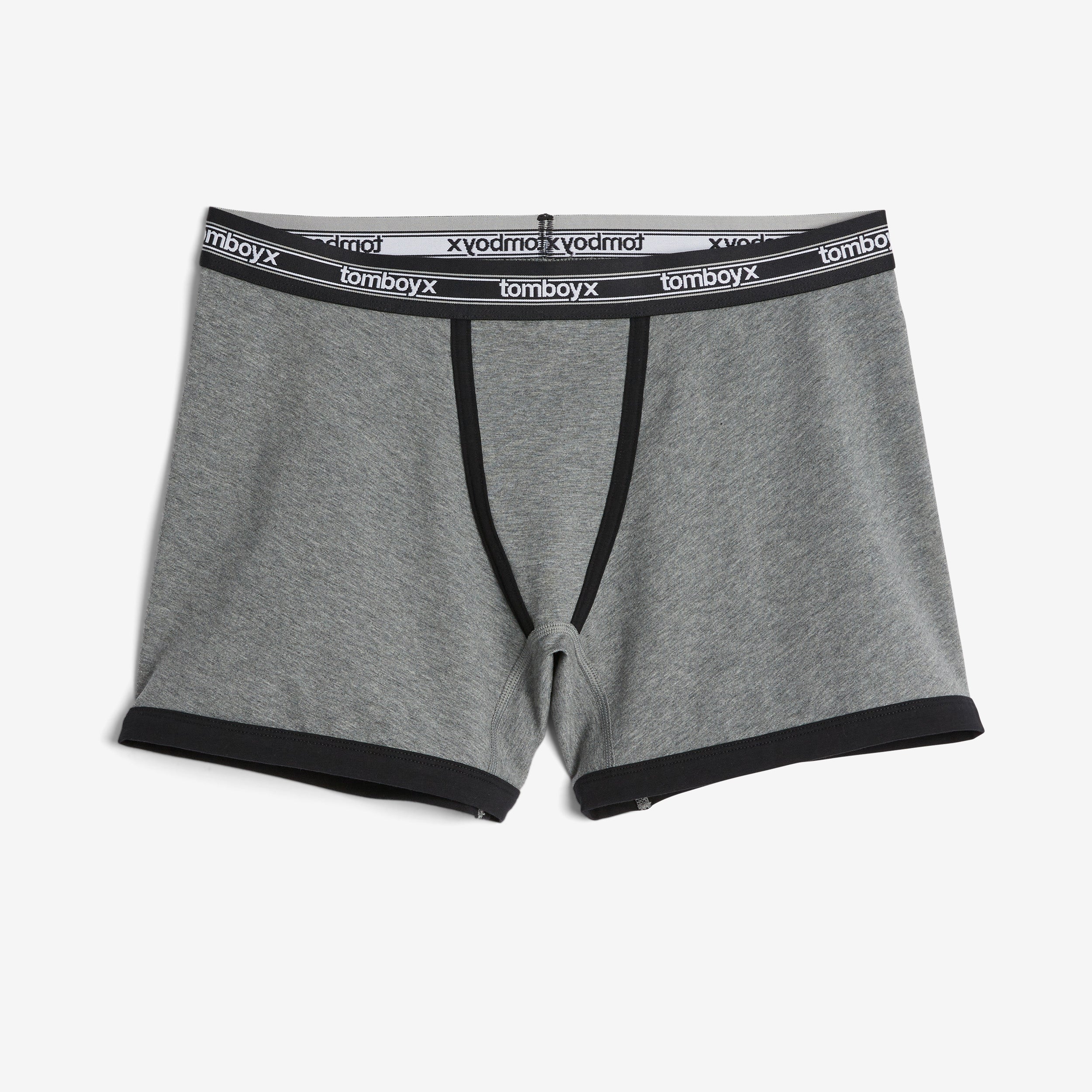 4.5" Trunks - Charcoal Retro Logo