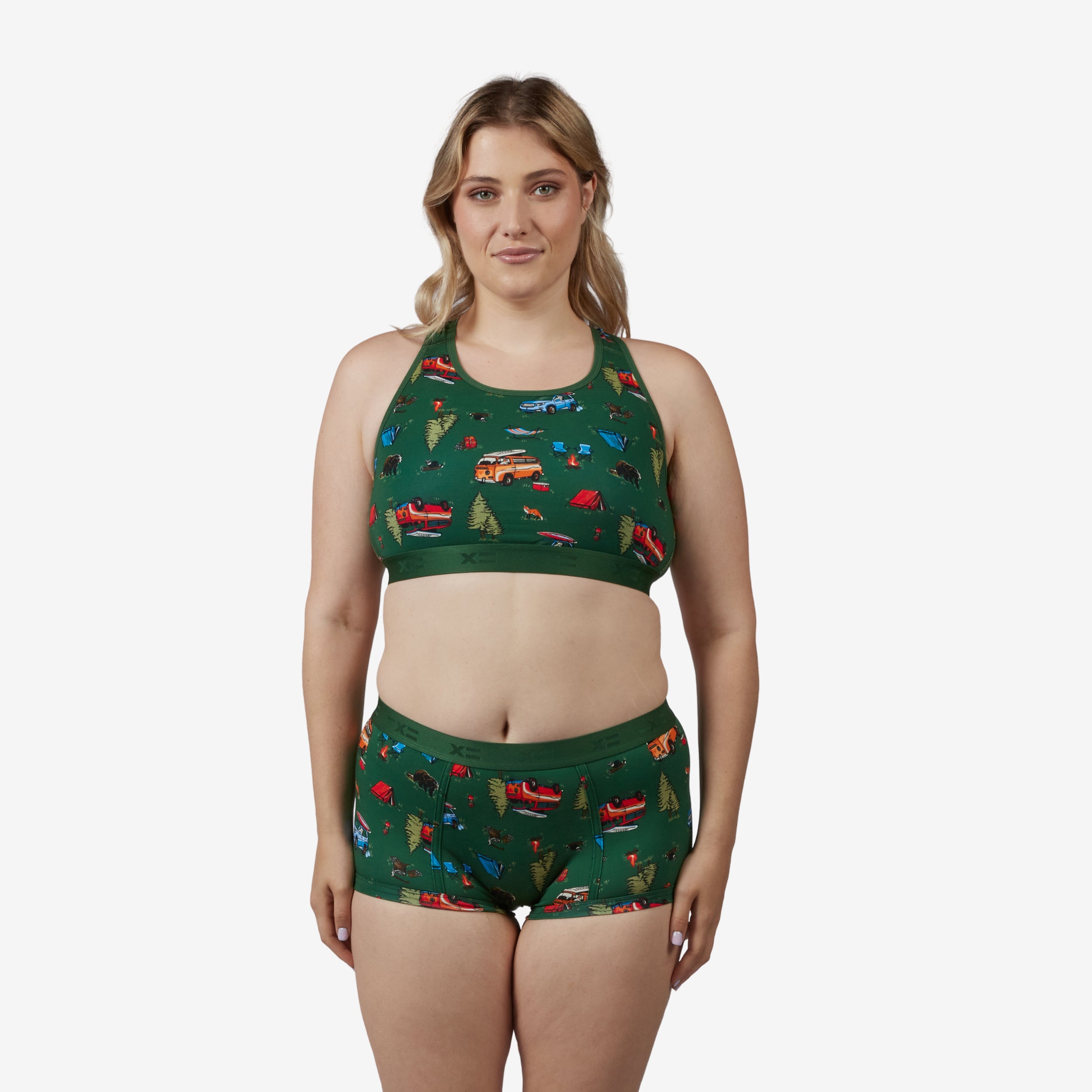 Model: Natalie is 5'11" and wears a Medium