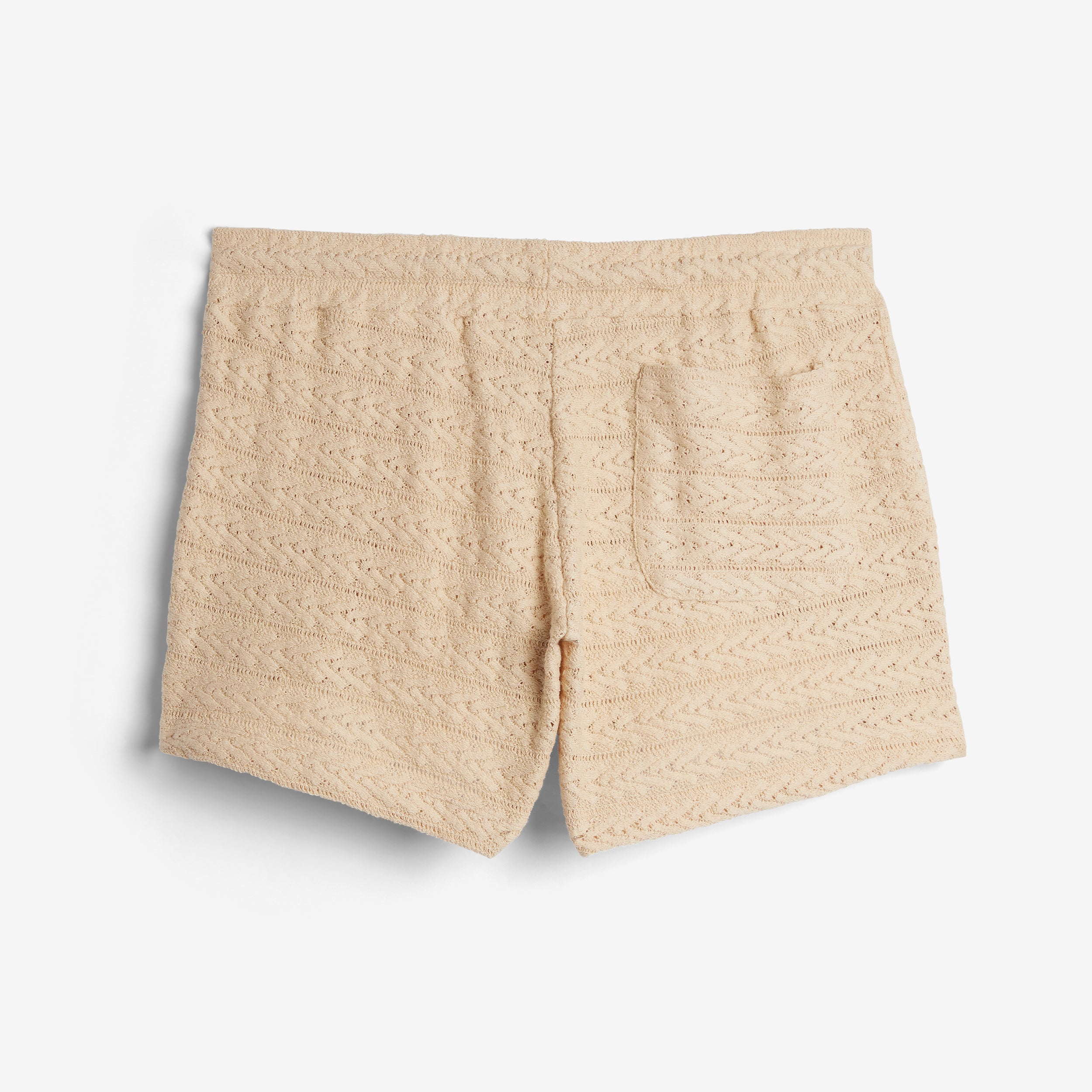 Crochet Cabana Short - Sandshell