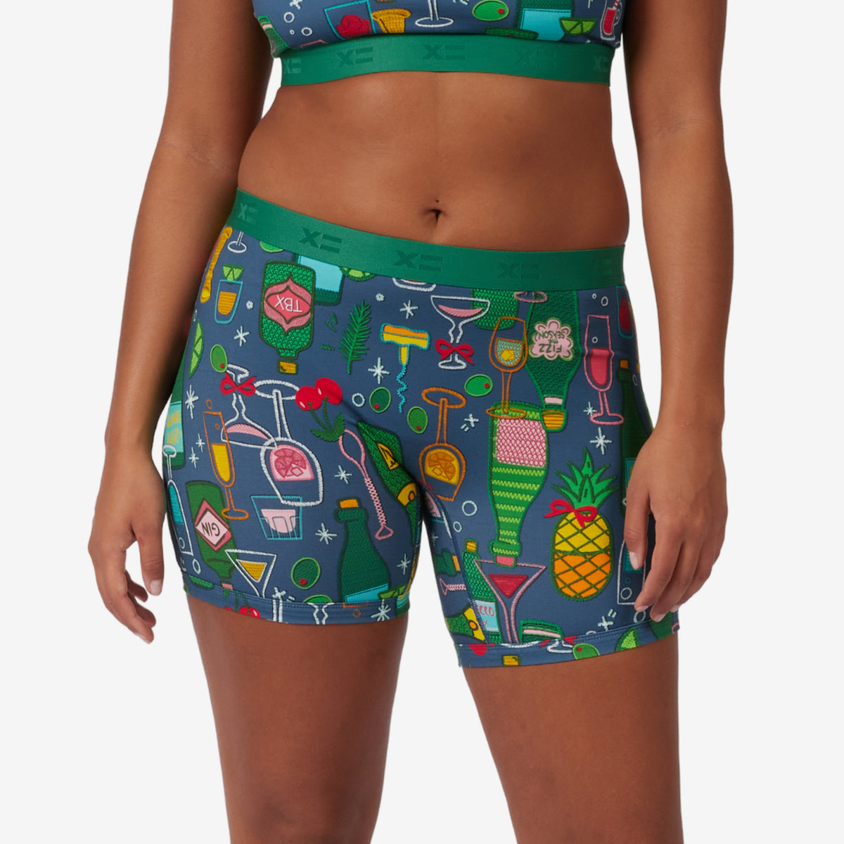 6" No Fly Boxer Briefs - Shaken and Bright