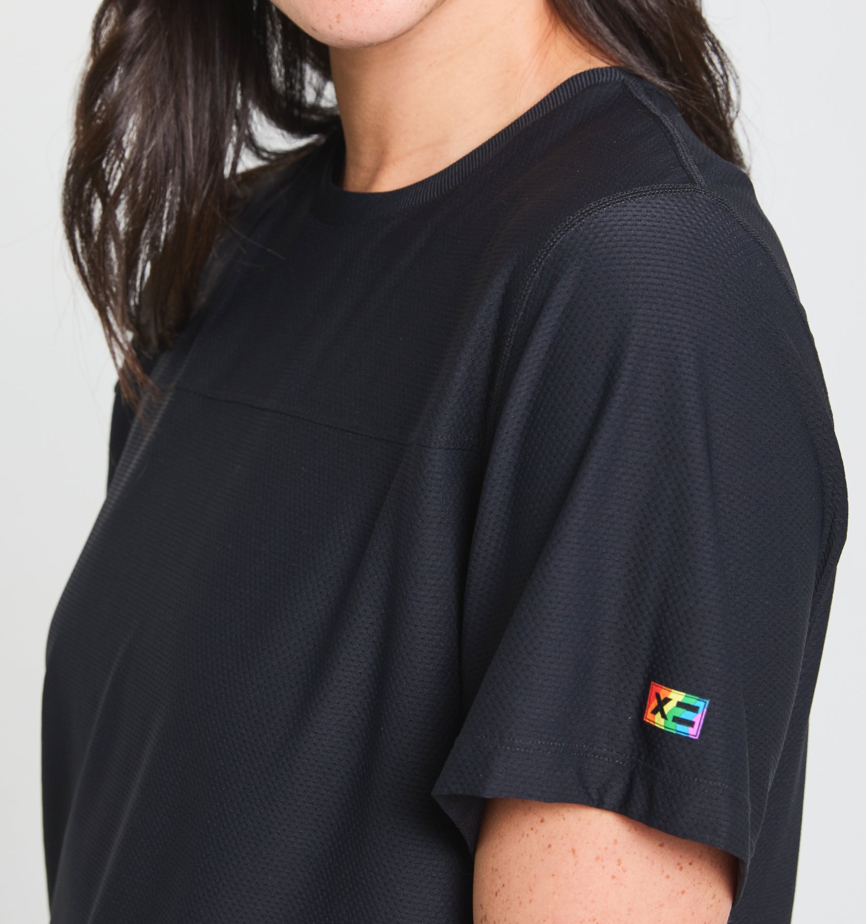 Solarmesh Oversized Tee - Black